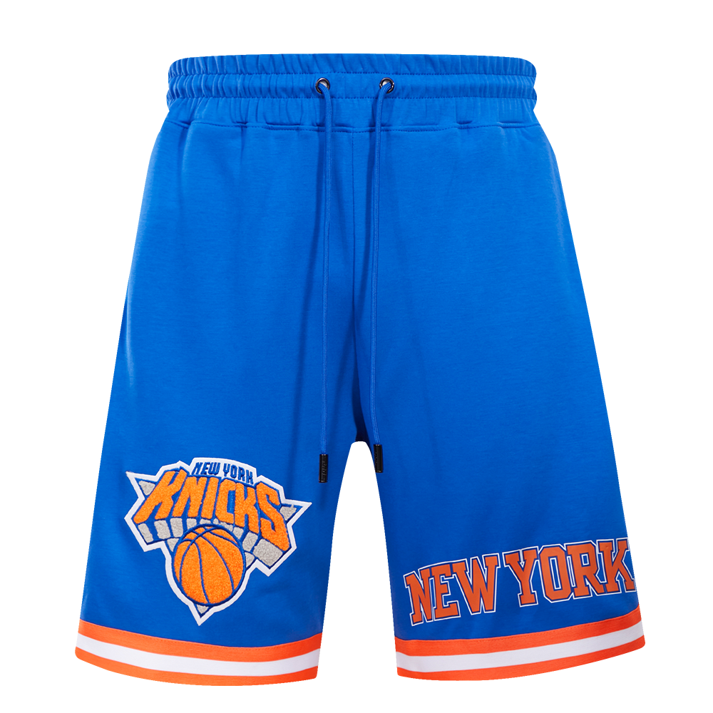 Pro Standard New York Knicks Classic Chenille Shorts Royal Blue