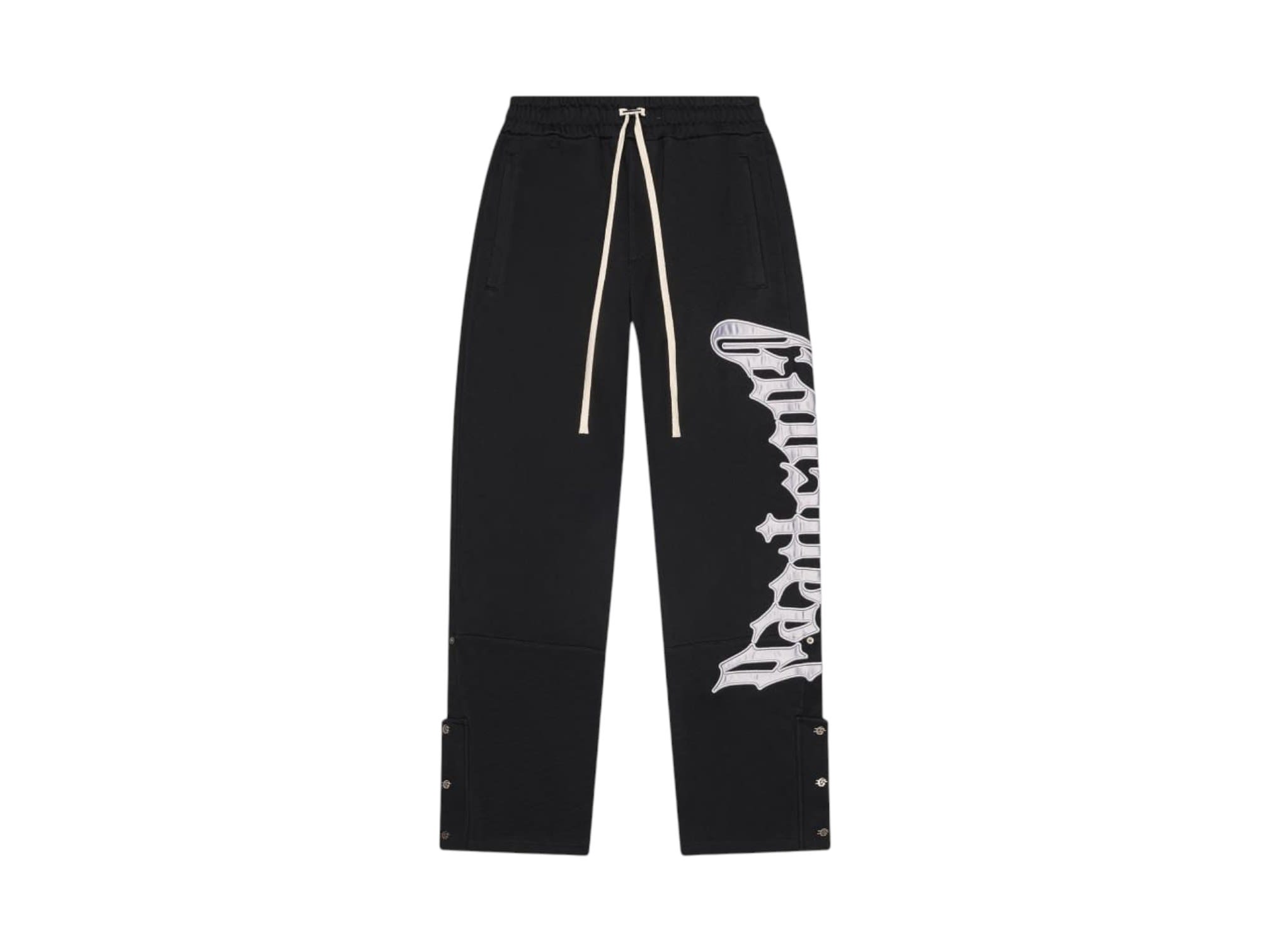 Godspeed OG Logo V2 Sweatpants Black/Silver Satin