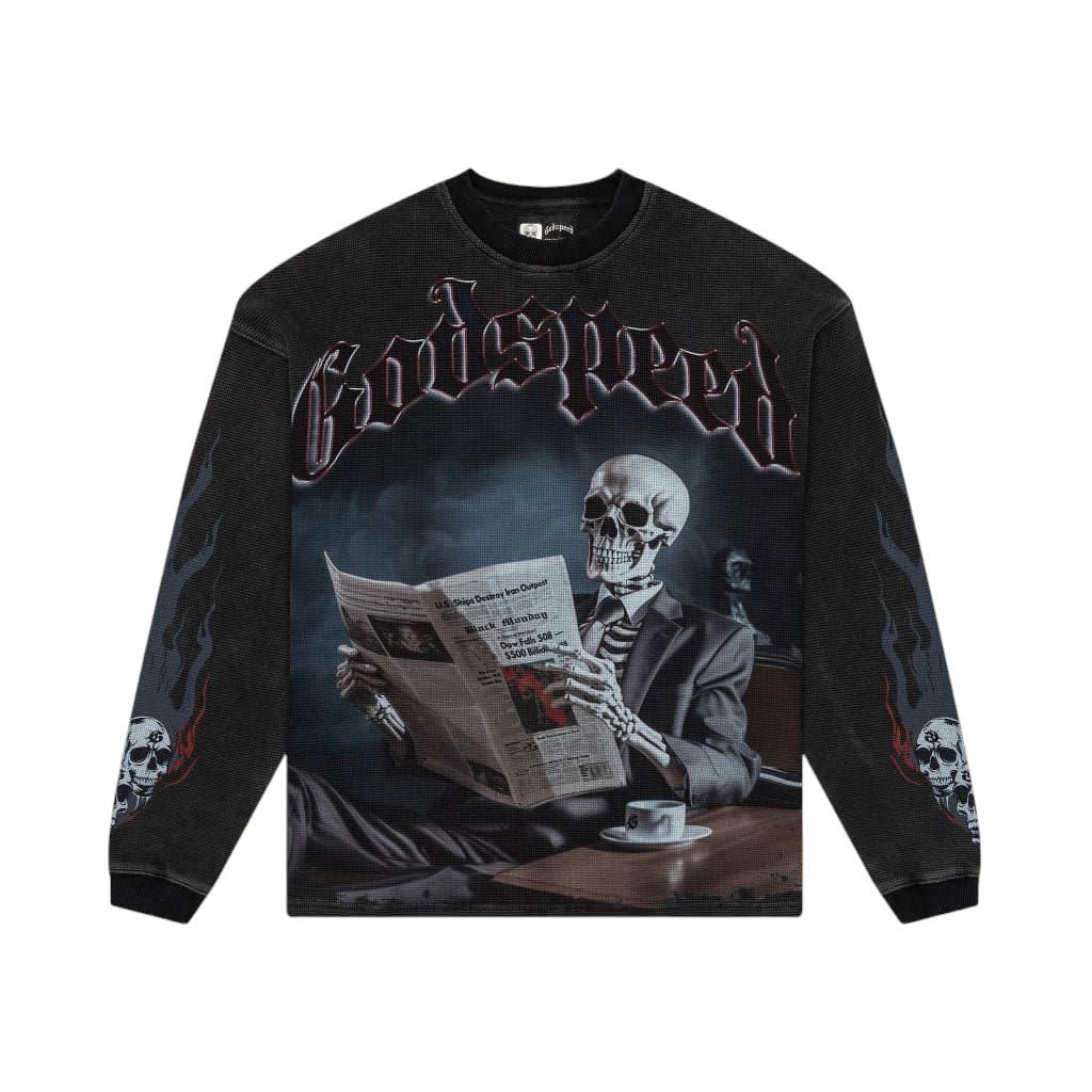 Godspeed Black Monday L/S Thermal Grey Wash