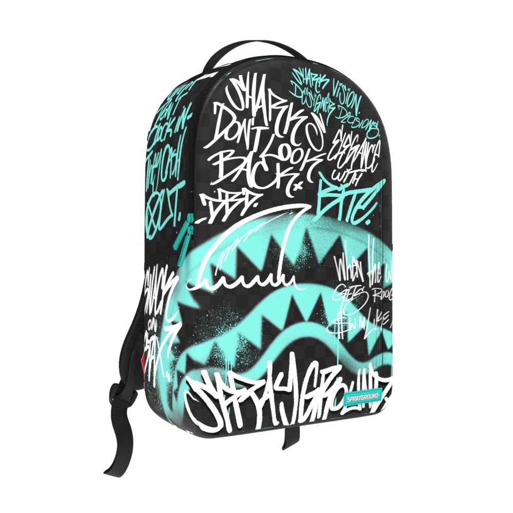 Sprayground Spray Poetry III Backpack Black/Teal
