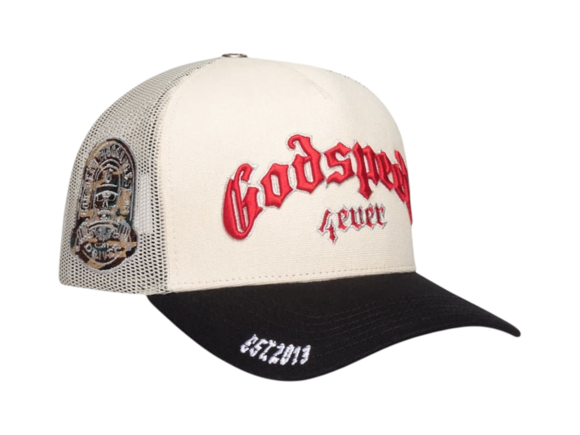 Godspeed GS Forever Foam Trucker Hat Bone/Black/Red