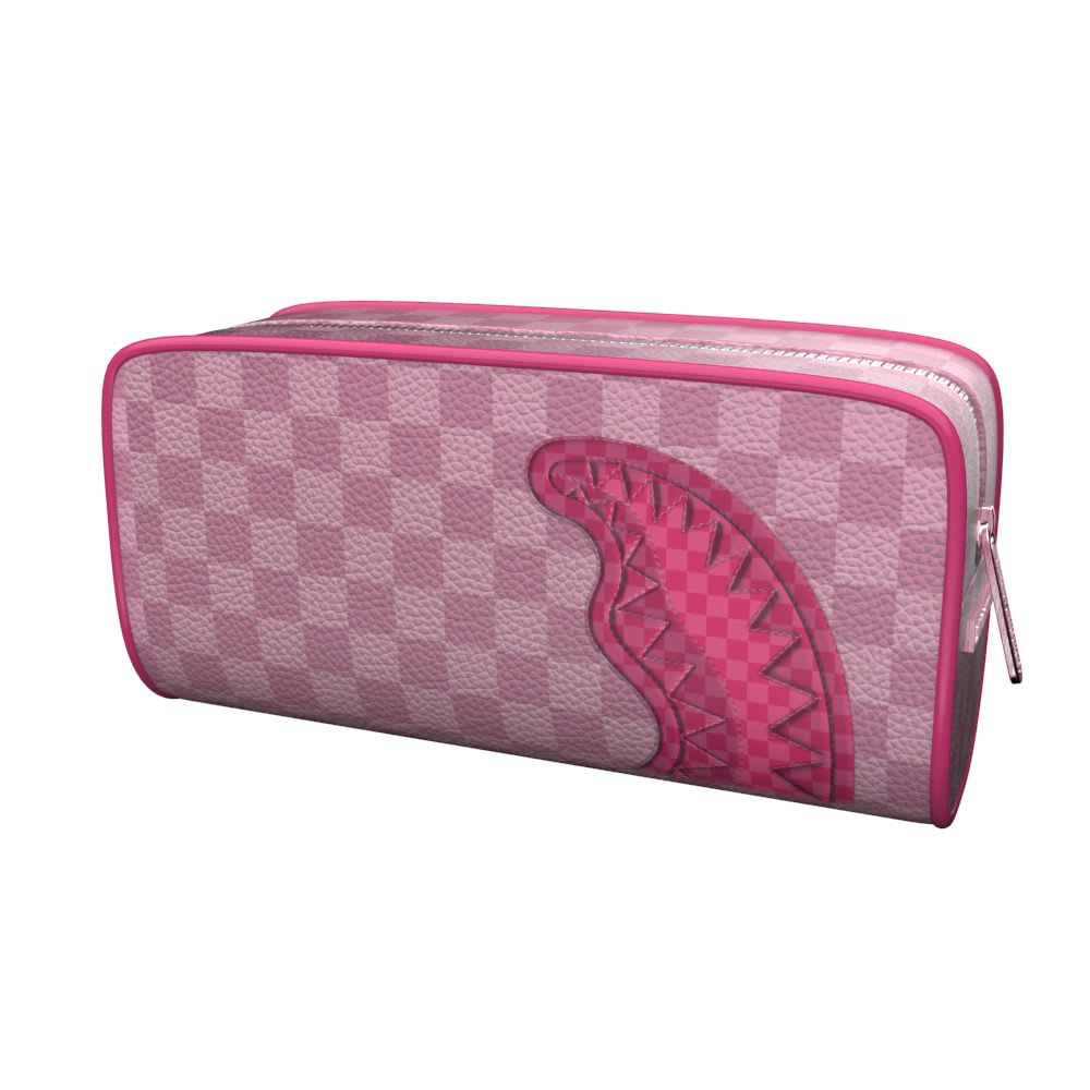 Sprayground Sharks in Paris Patch Pouch Pink