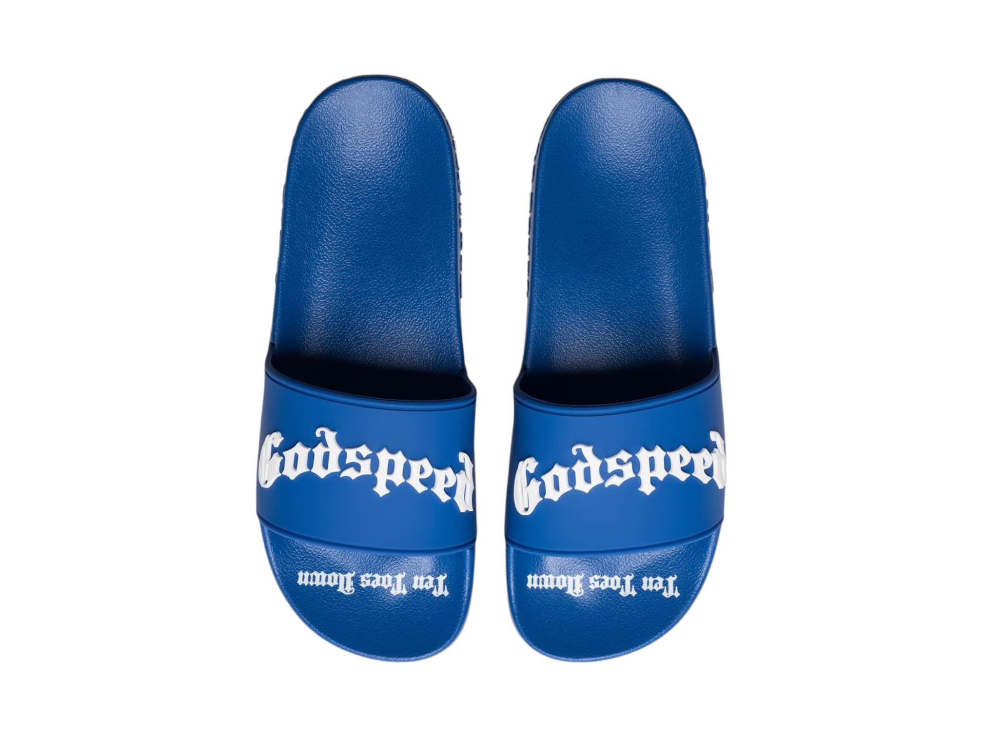 Godspeed OG Logo Slides Dodger Blue