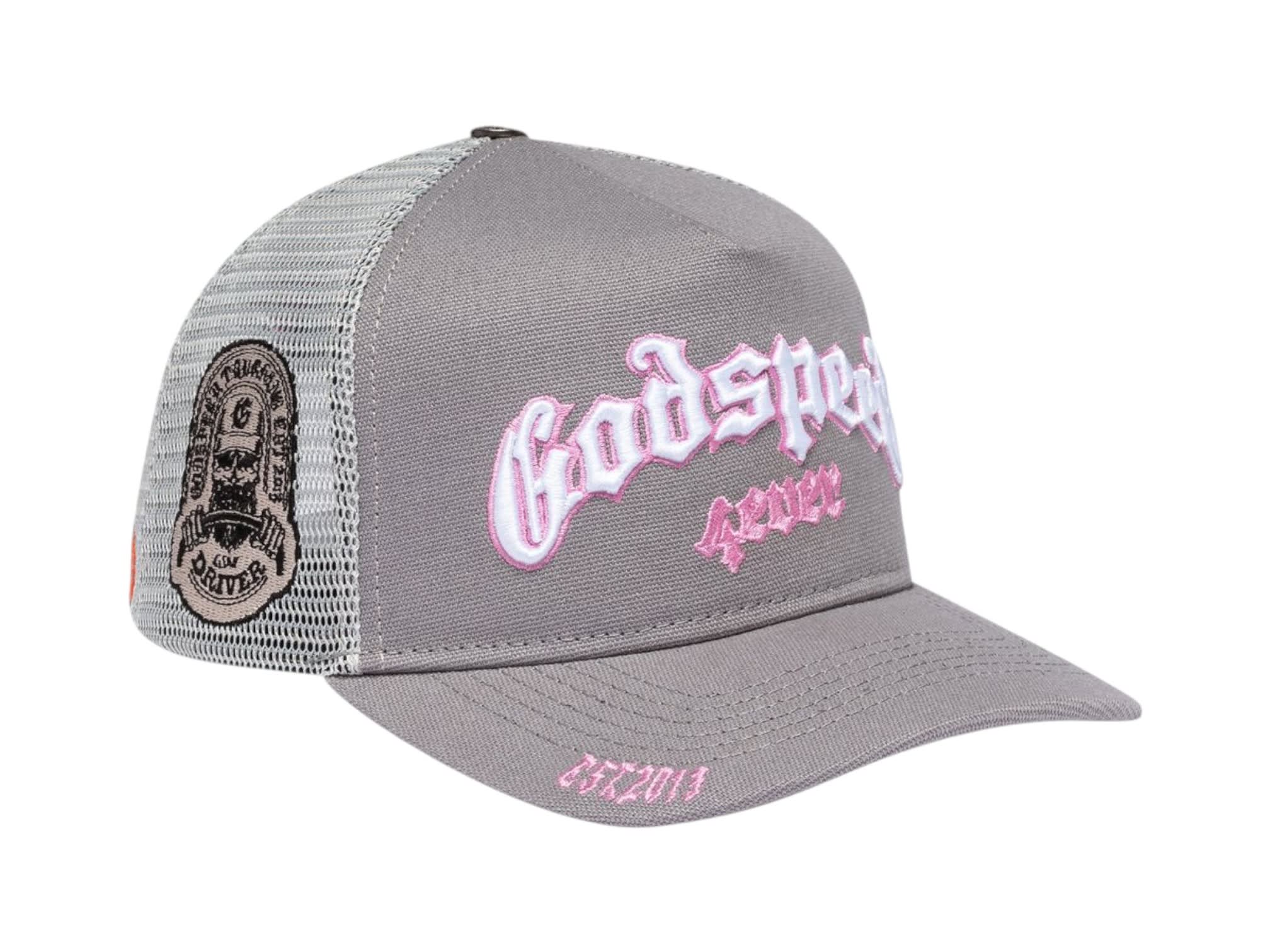 Godspeed GS Forever Trucker Hat Grey/Pink