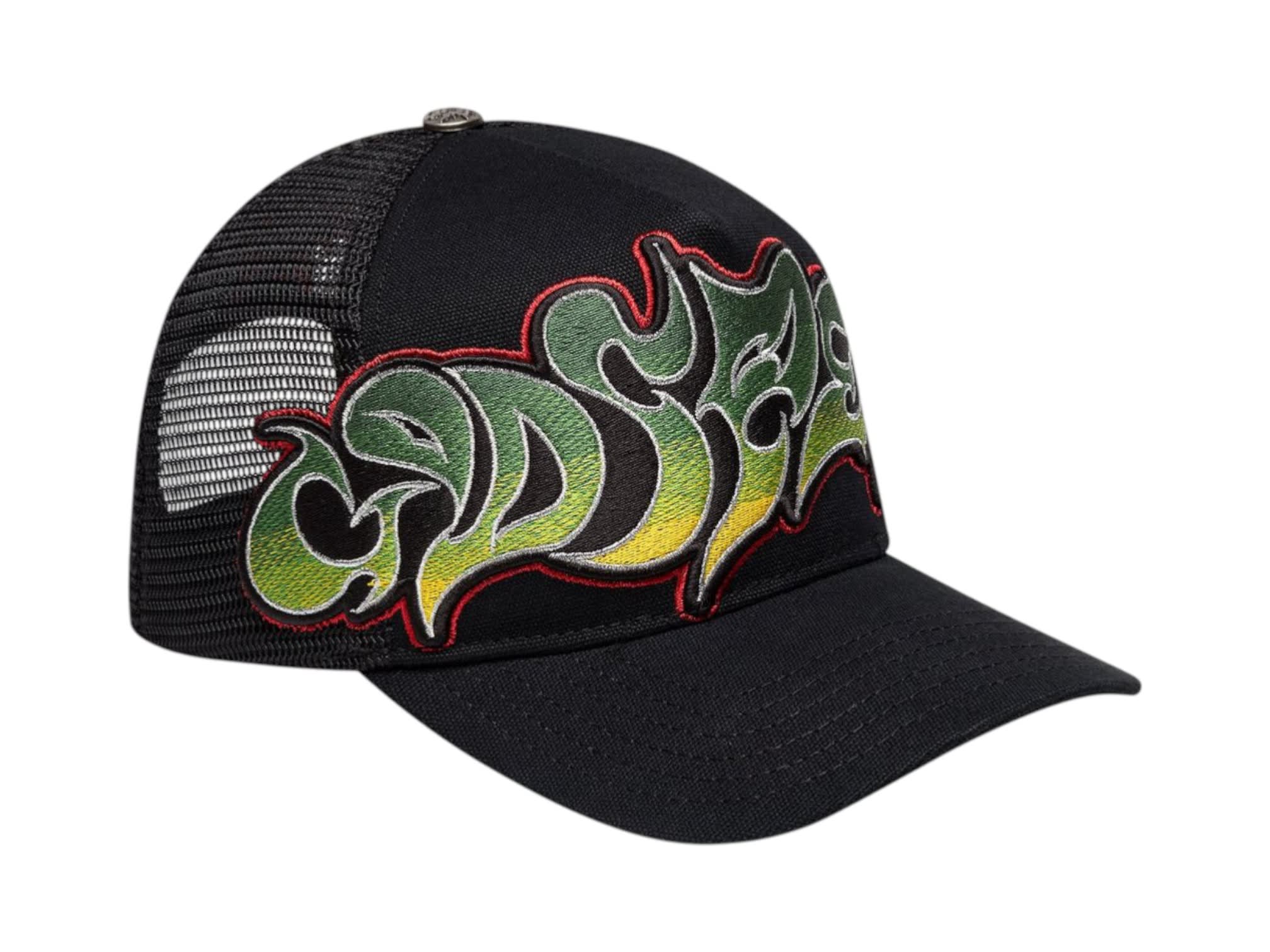 Godspeed GS Neo Trucker Hat Black/Yellow/Red