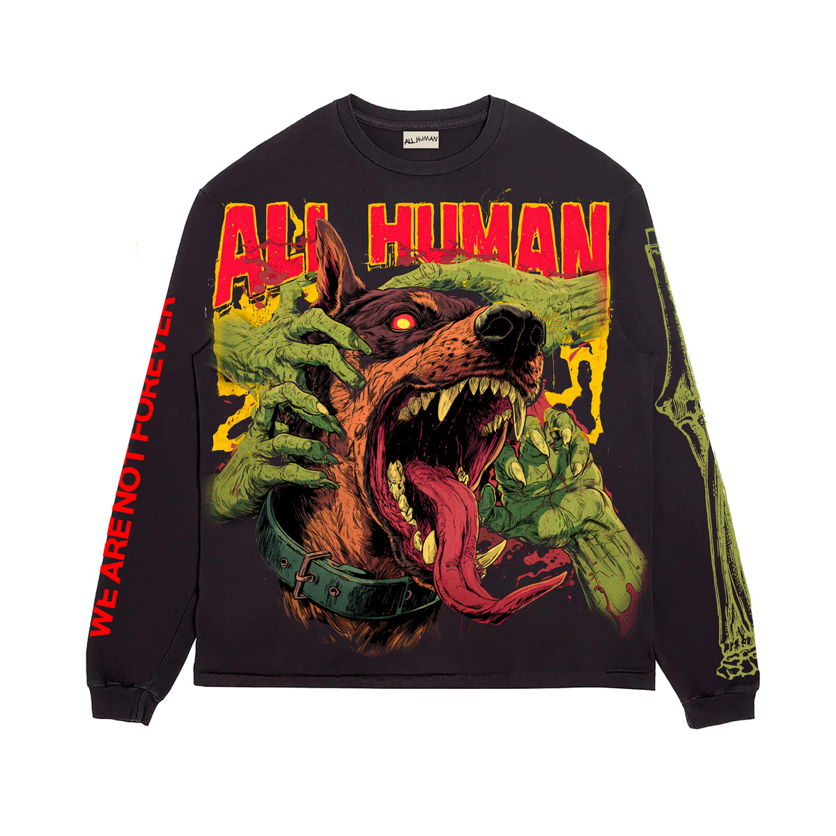 All Human Cujo L/S T-Shirt Black