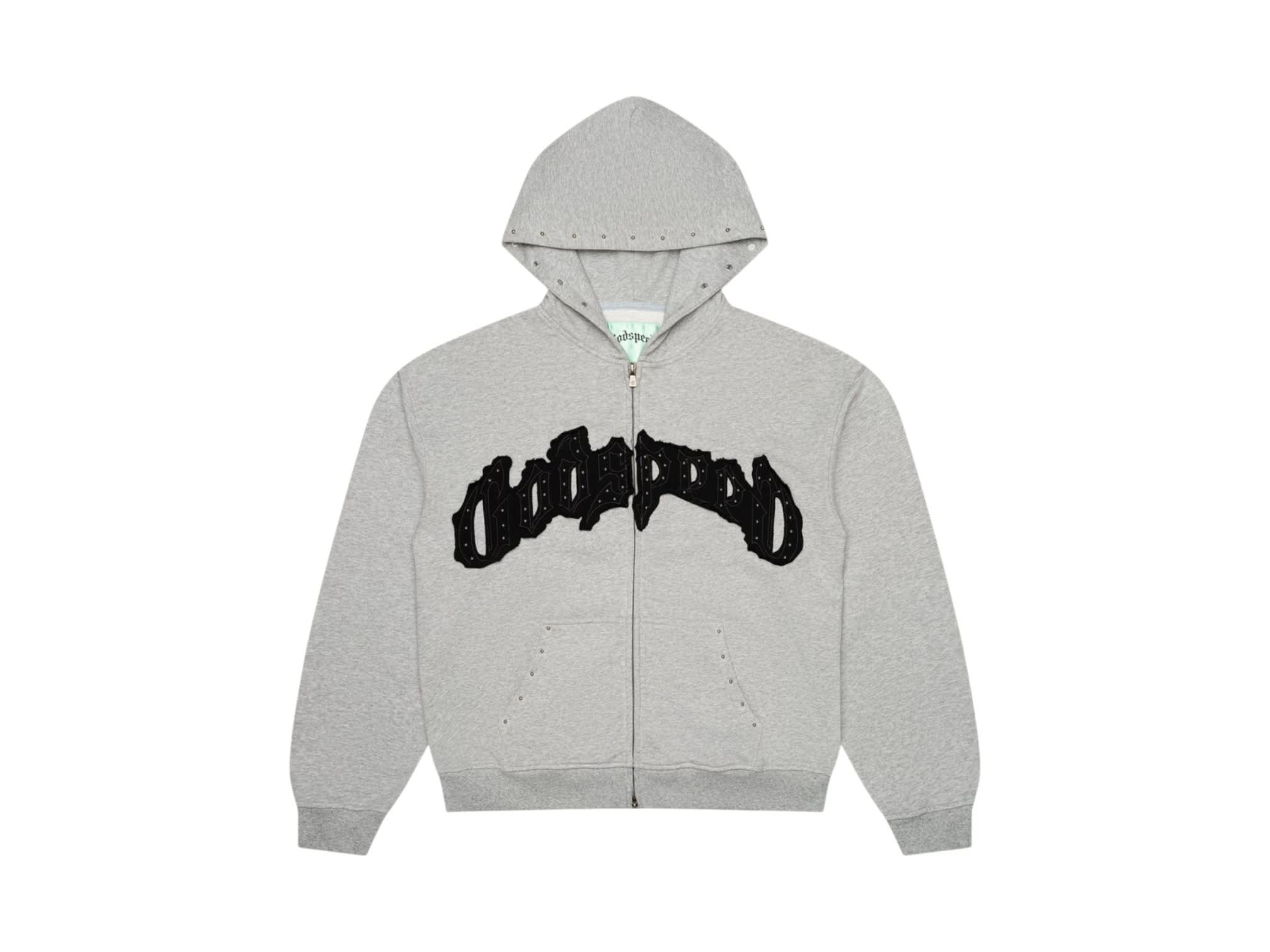 Godspeed Symmetric Studded Hoodie Grey/Black