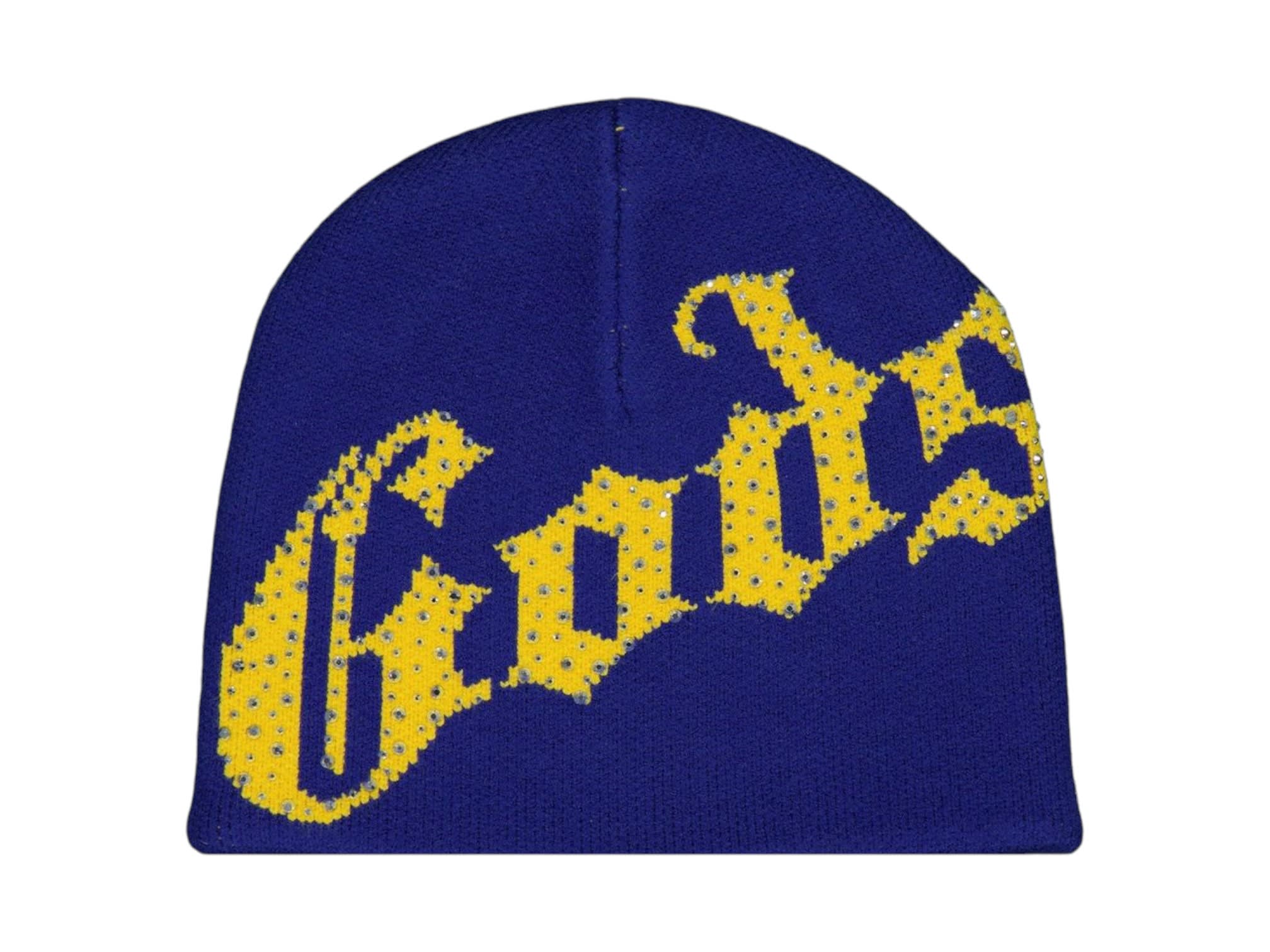 Godspeed OG Logo Studded Beanie Blue/Yellow