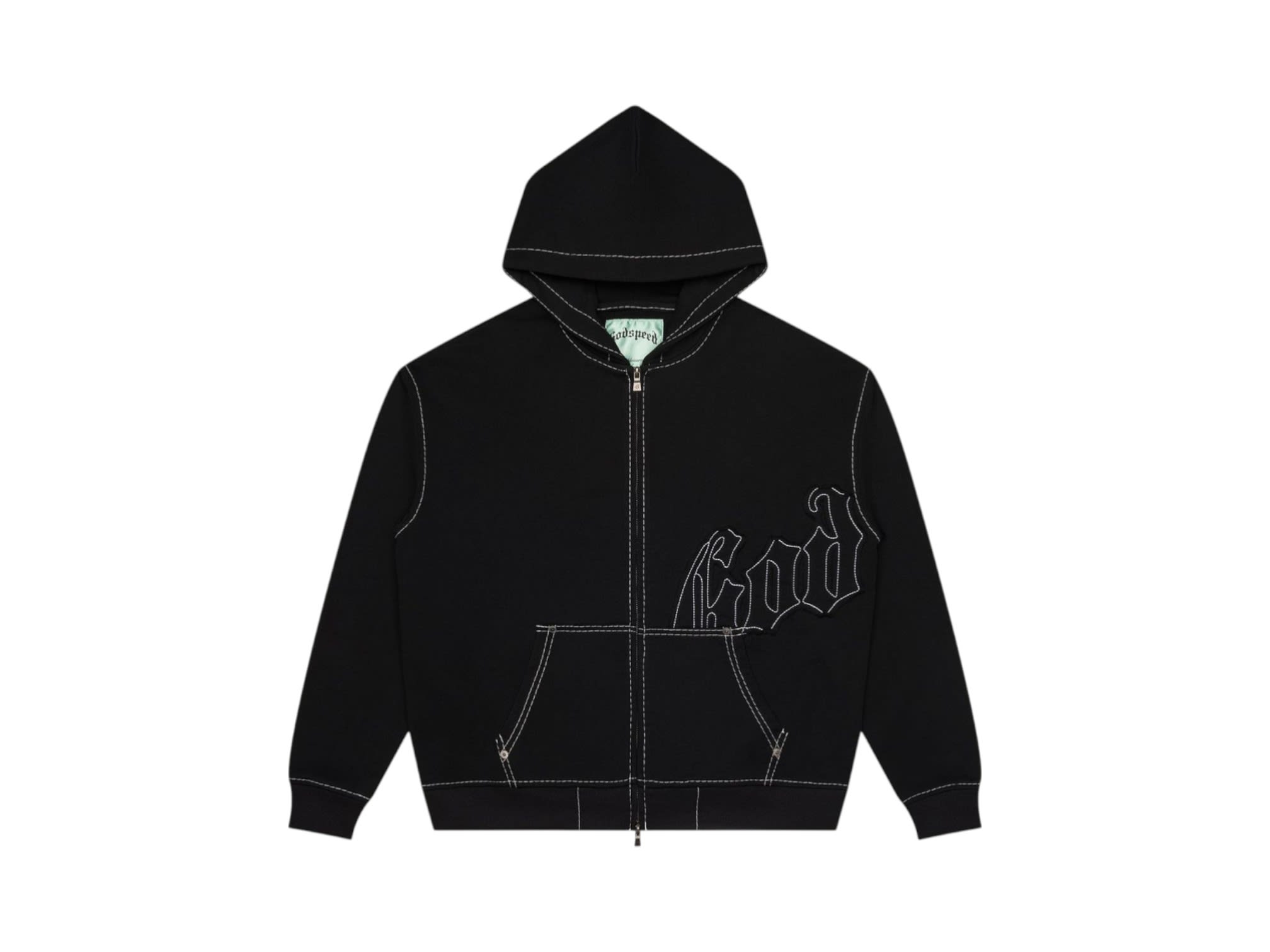 Godspeed OG Logo Hoodie Stitched Black
