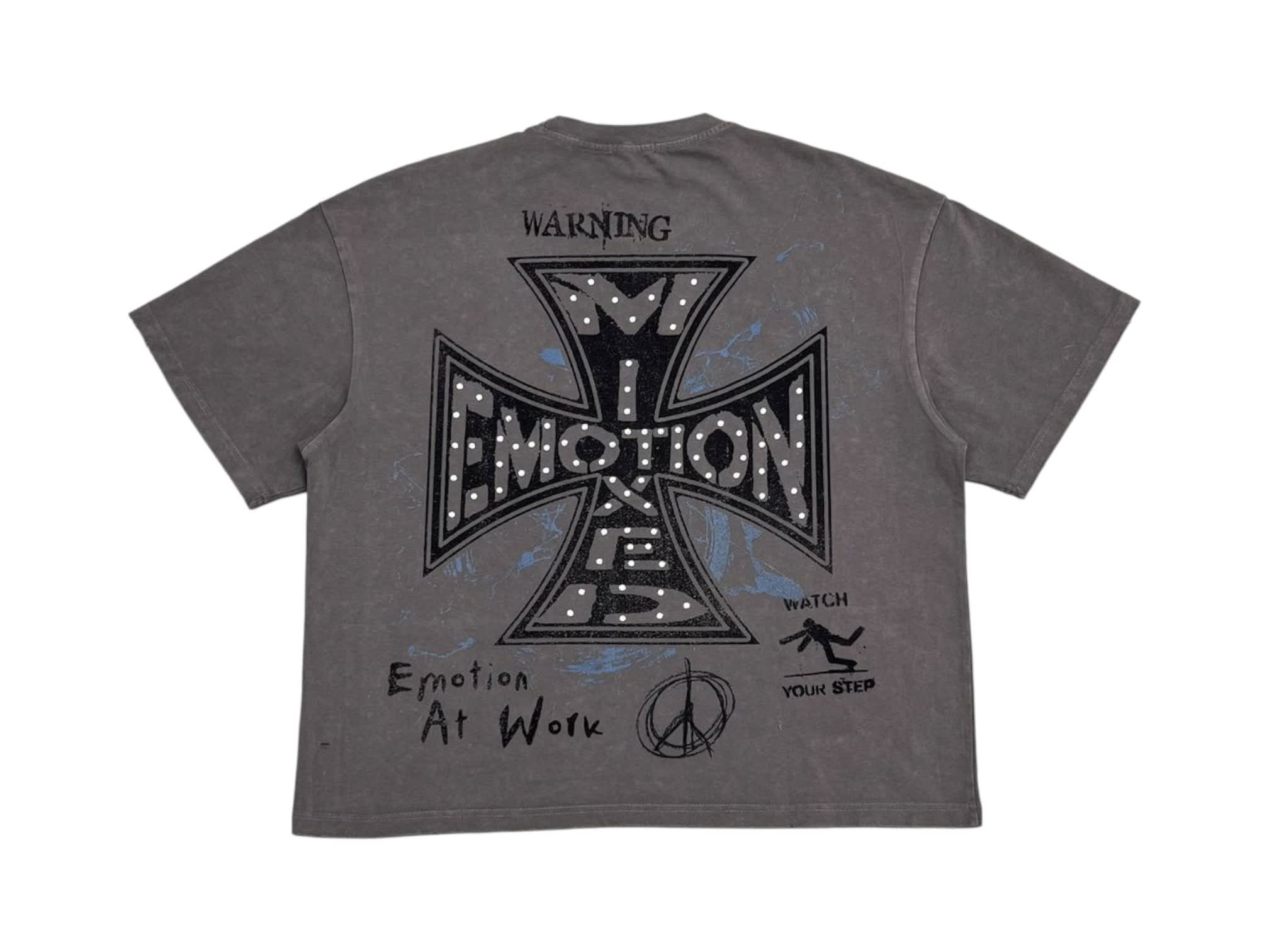 Mixed Emotion Friends T-Shirt Grey