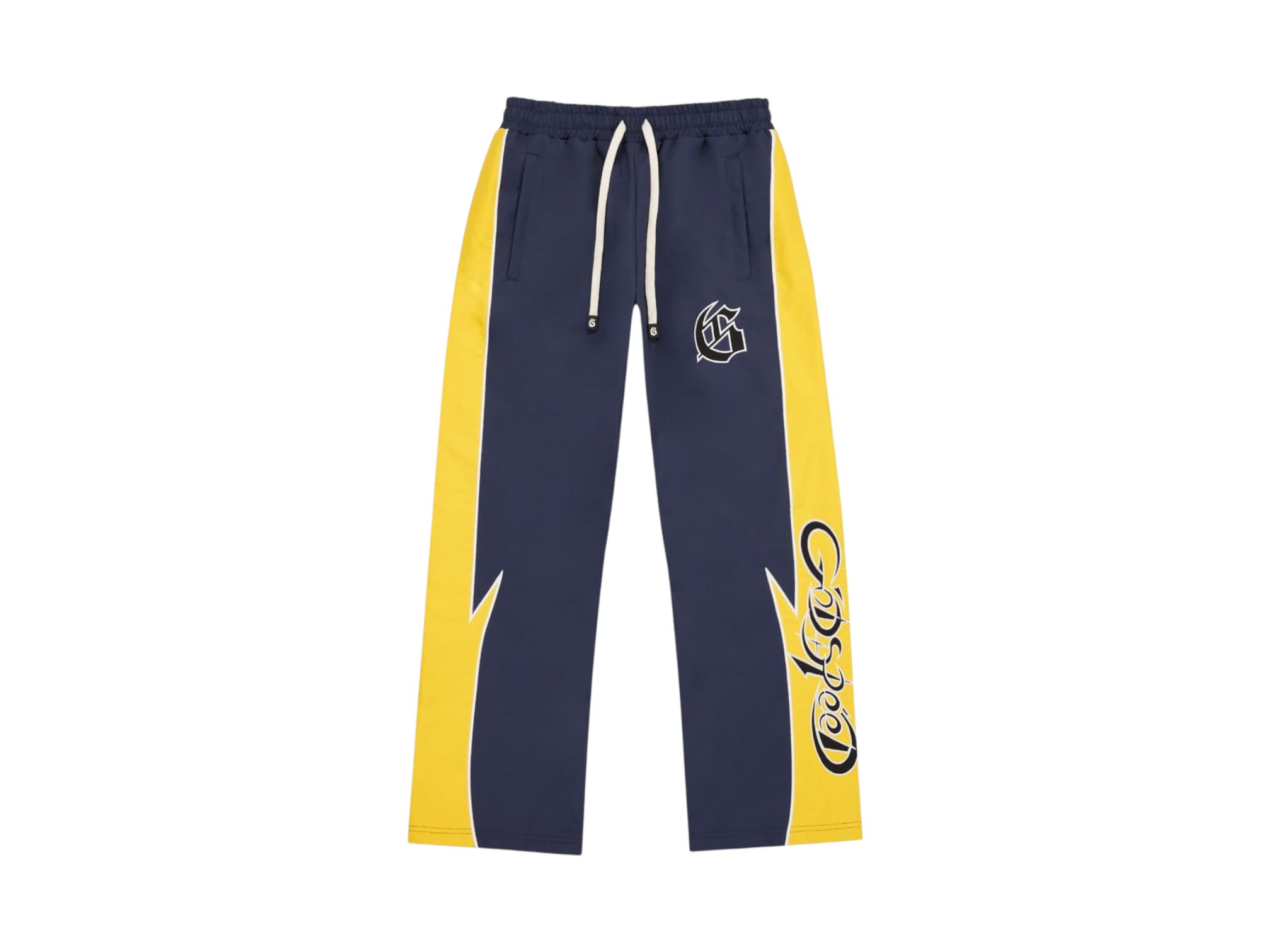 Godspeed GT Track Pants Navy/Yellow