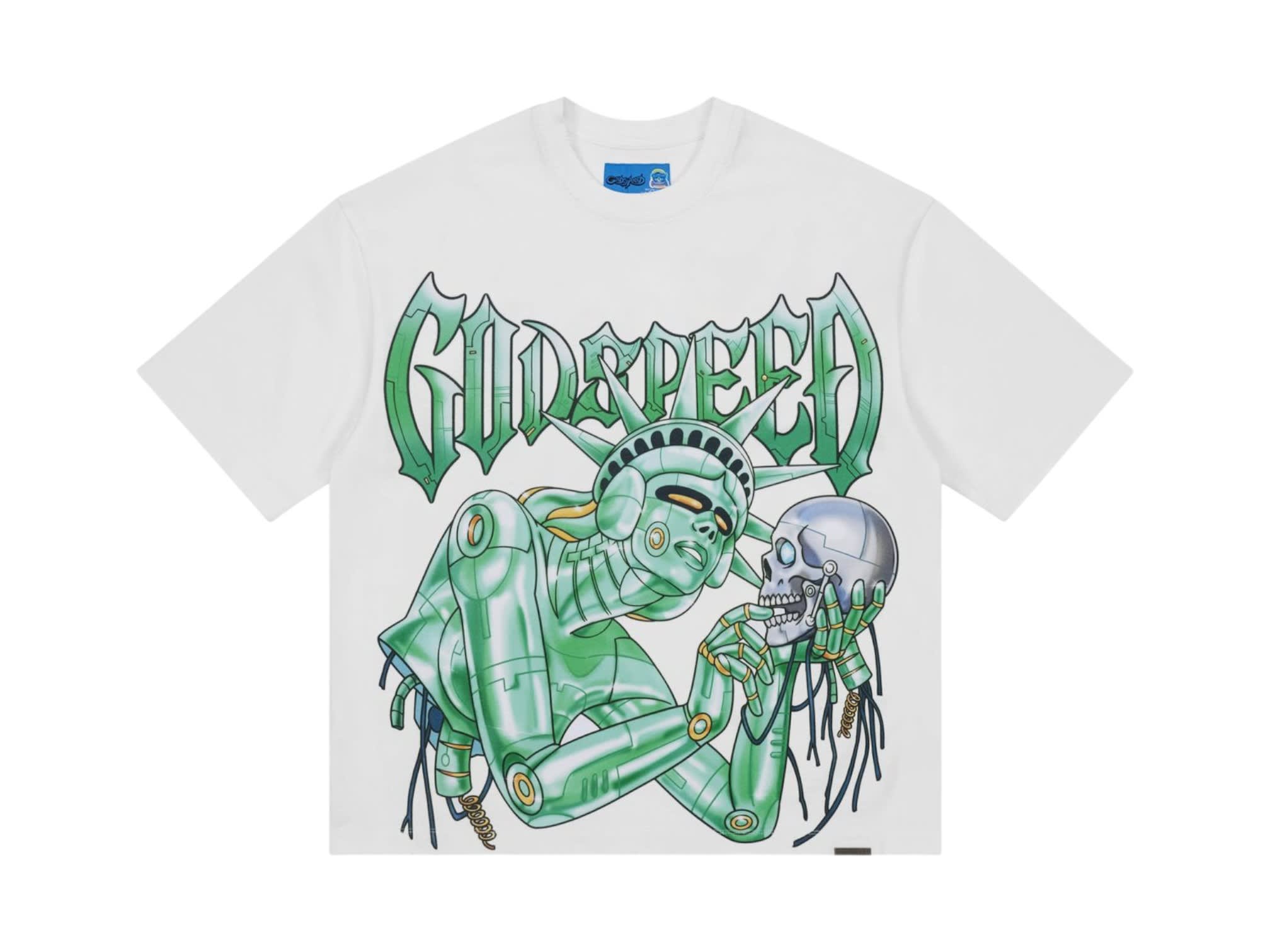 Godspeed Freedoms Protocol T-Shirt NG White
