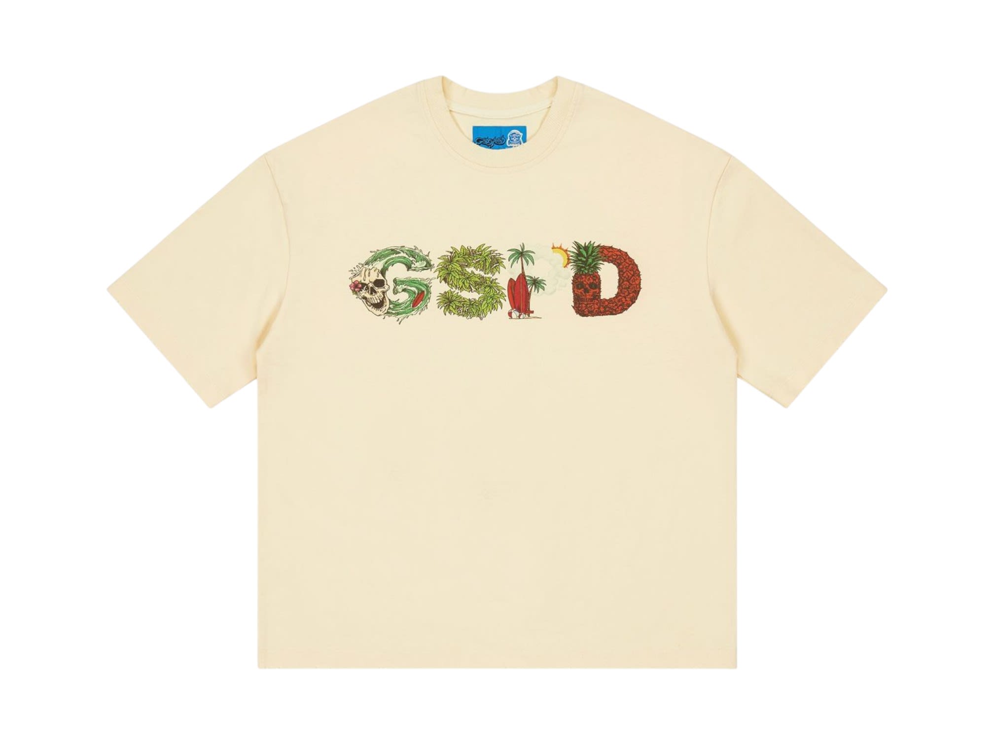 Godspeed Surfs Up T-Shirt Bone