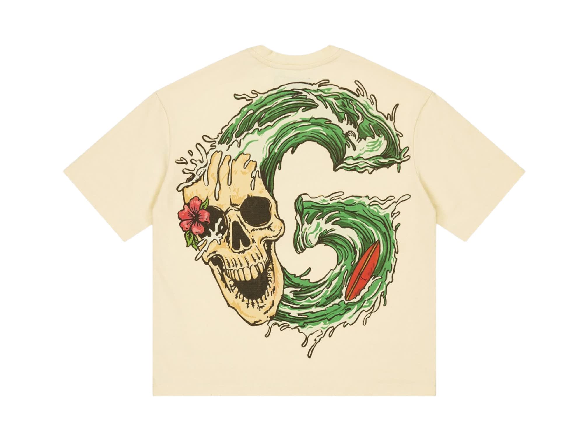 Godspeed Surfs Up T-Shirt Bone