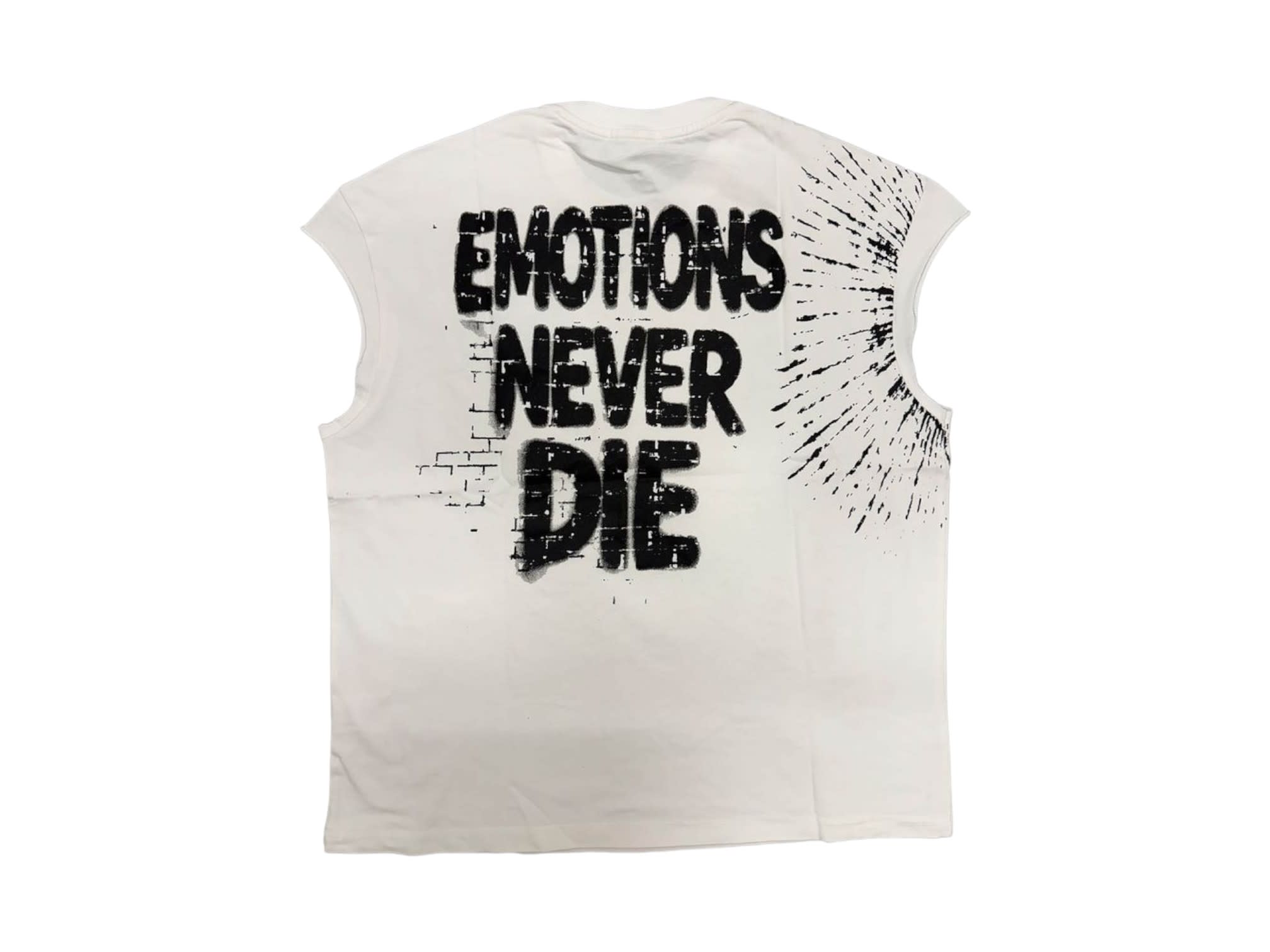 Mixed Emotion Starboy Sleeveless Tee White