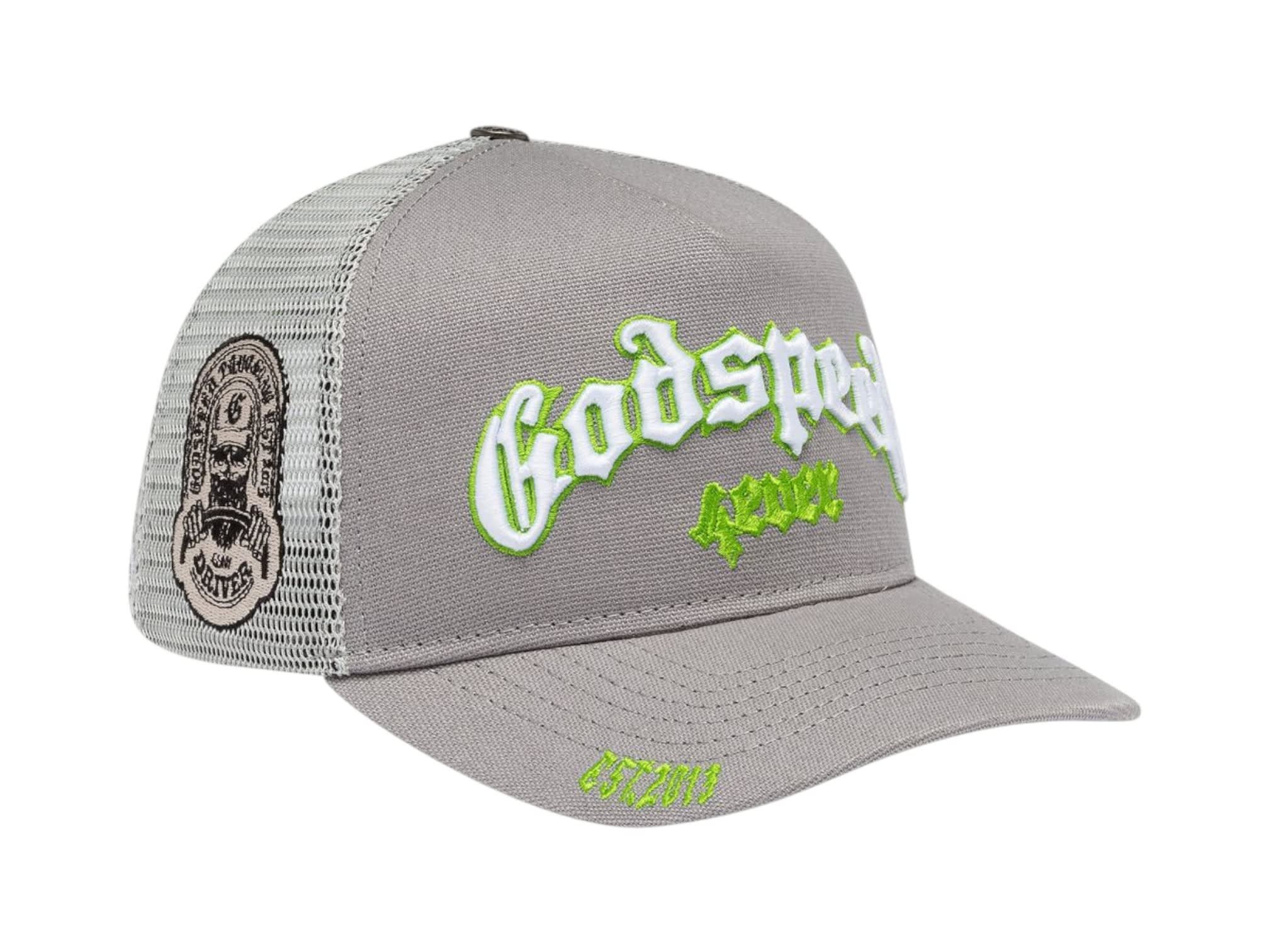 Godspeed GS Forever Trucker Hat Grey/Lime