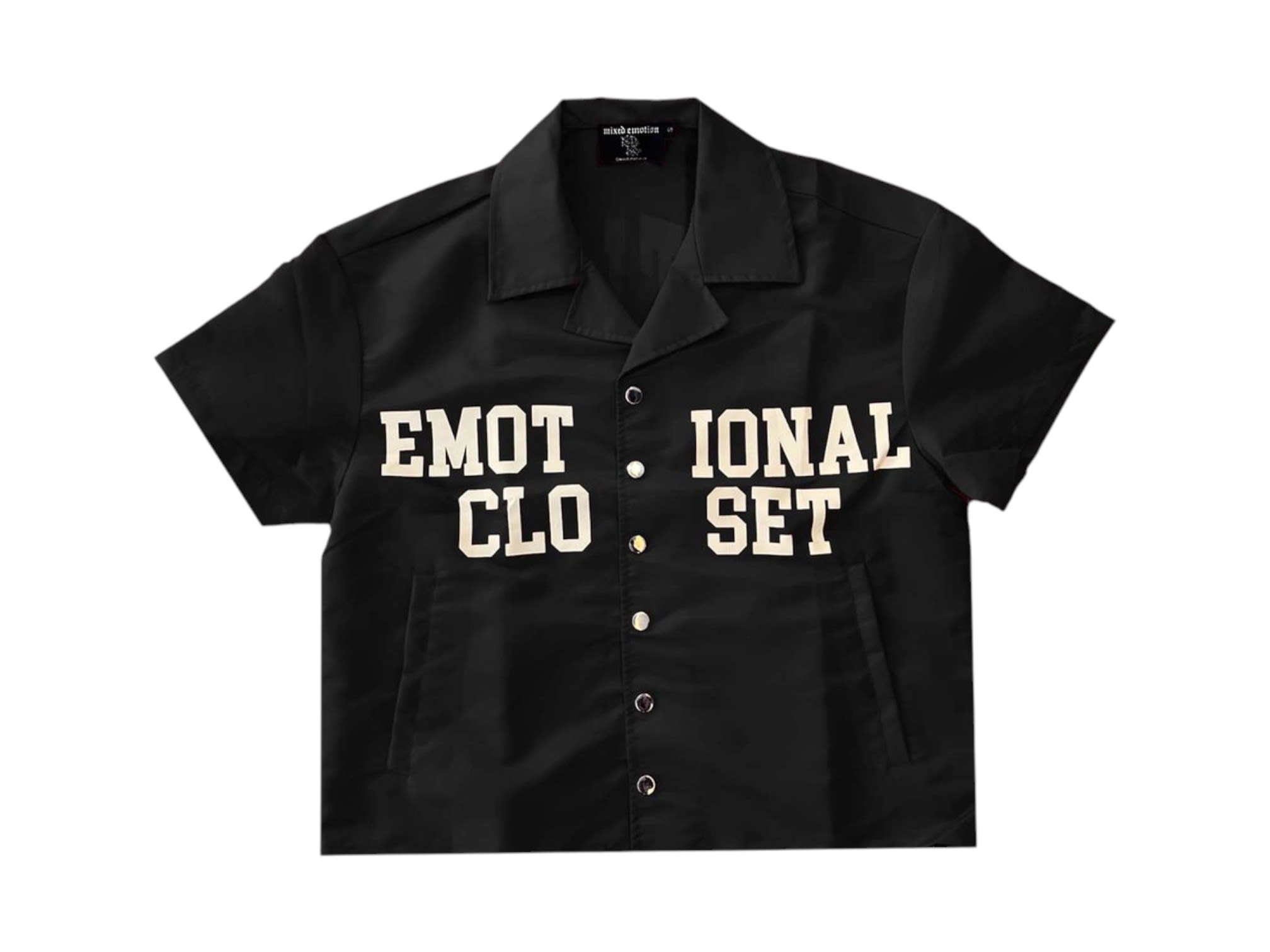 Mixed Emotion Backyard Nylon Shirt Black