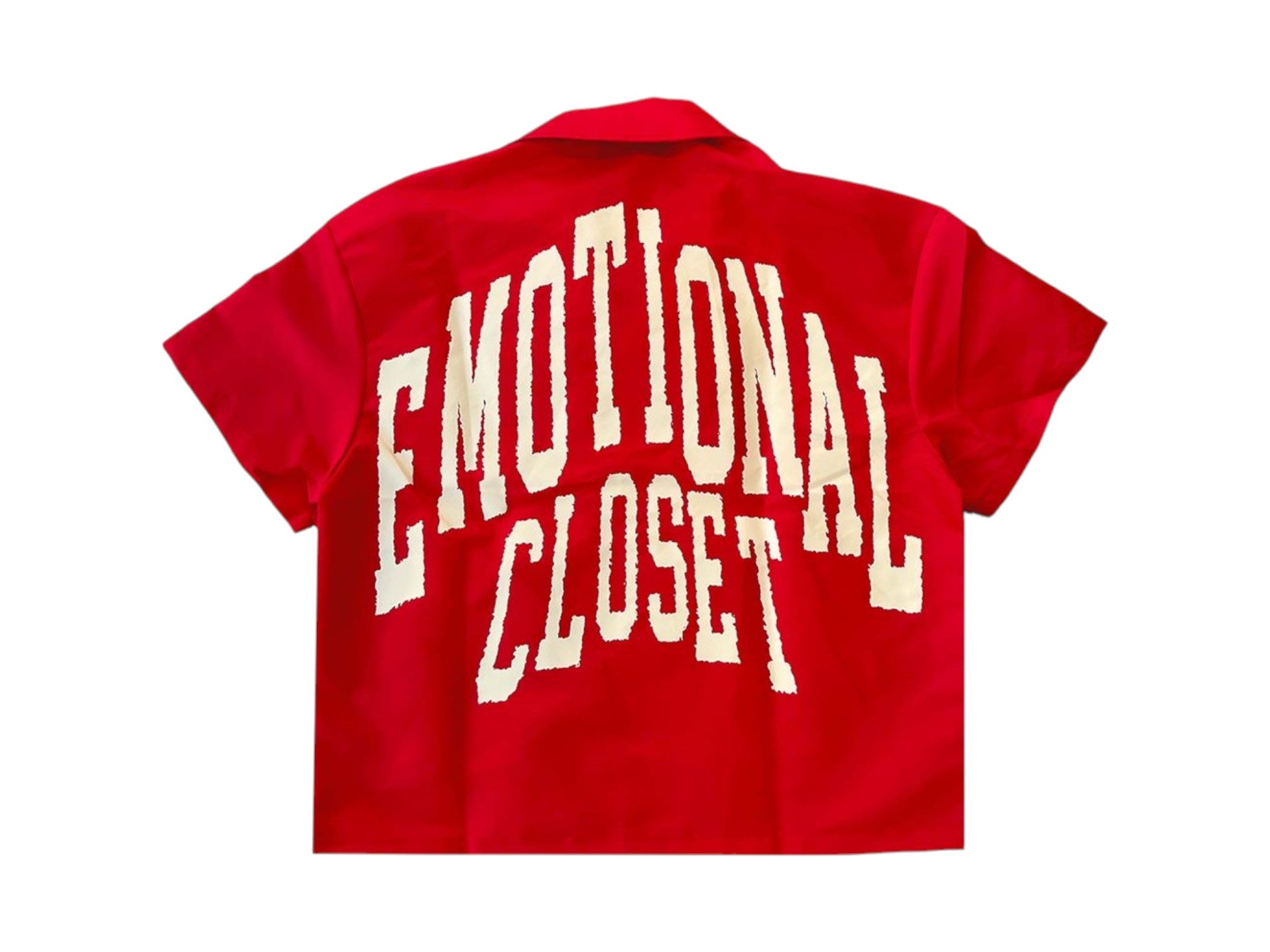 Mixed Emotion Backyard Nylon Shirt Red