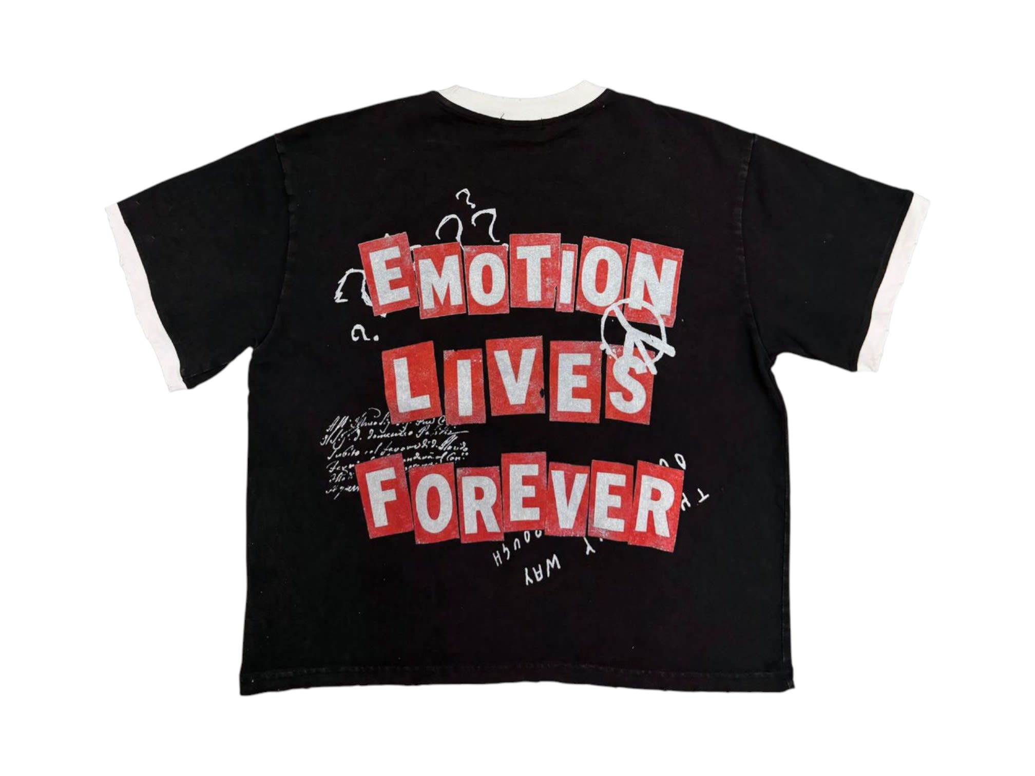 Mixed Emotion Static T-Shirt Black