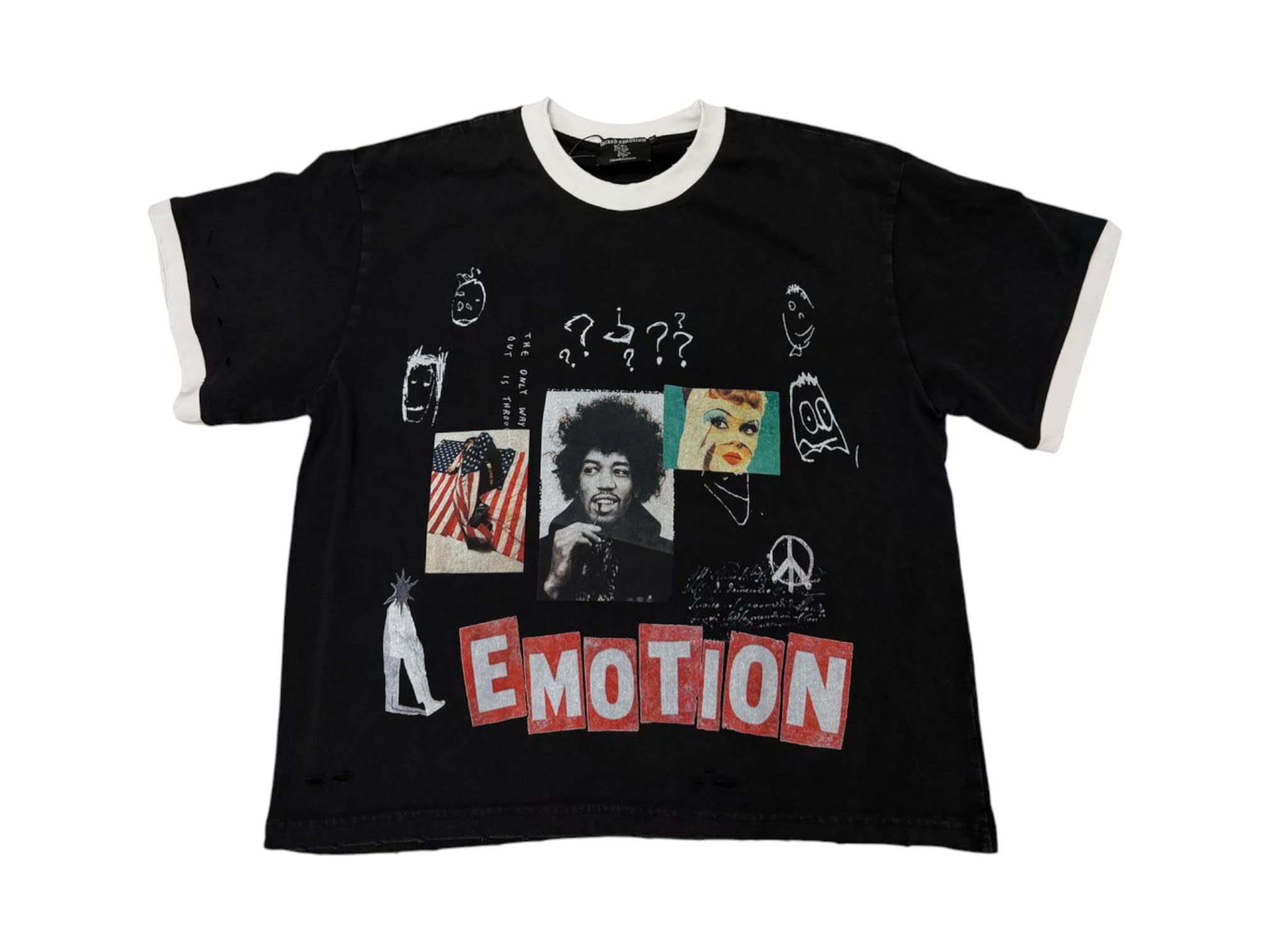 Mixed Emotion Static T-Shirt Black
