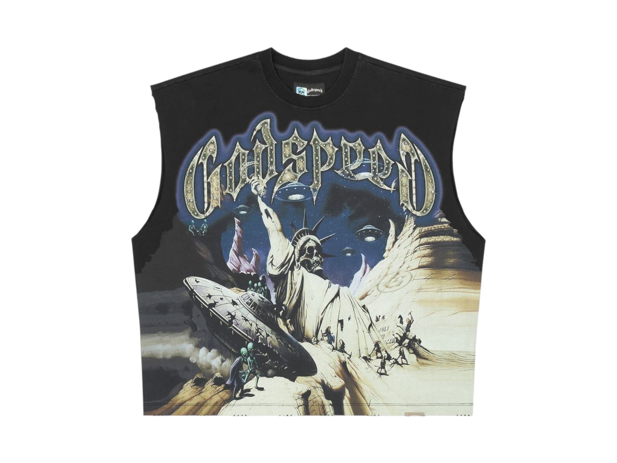 Godspeed The Landing Sleeveless Black