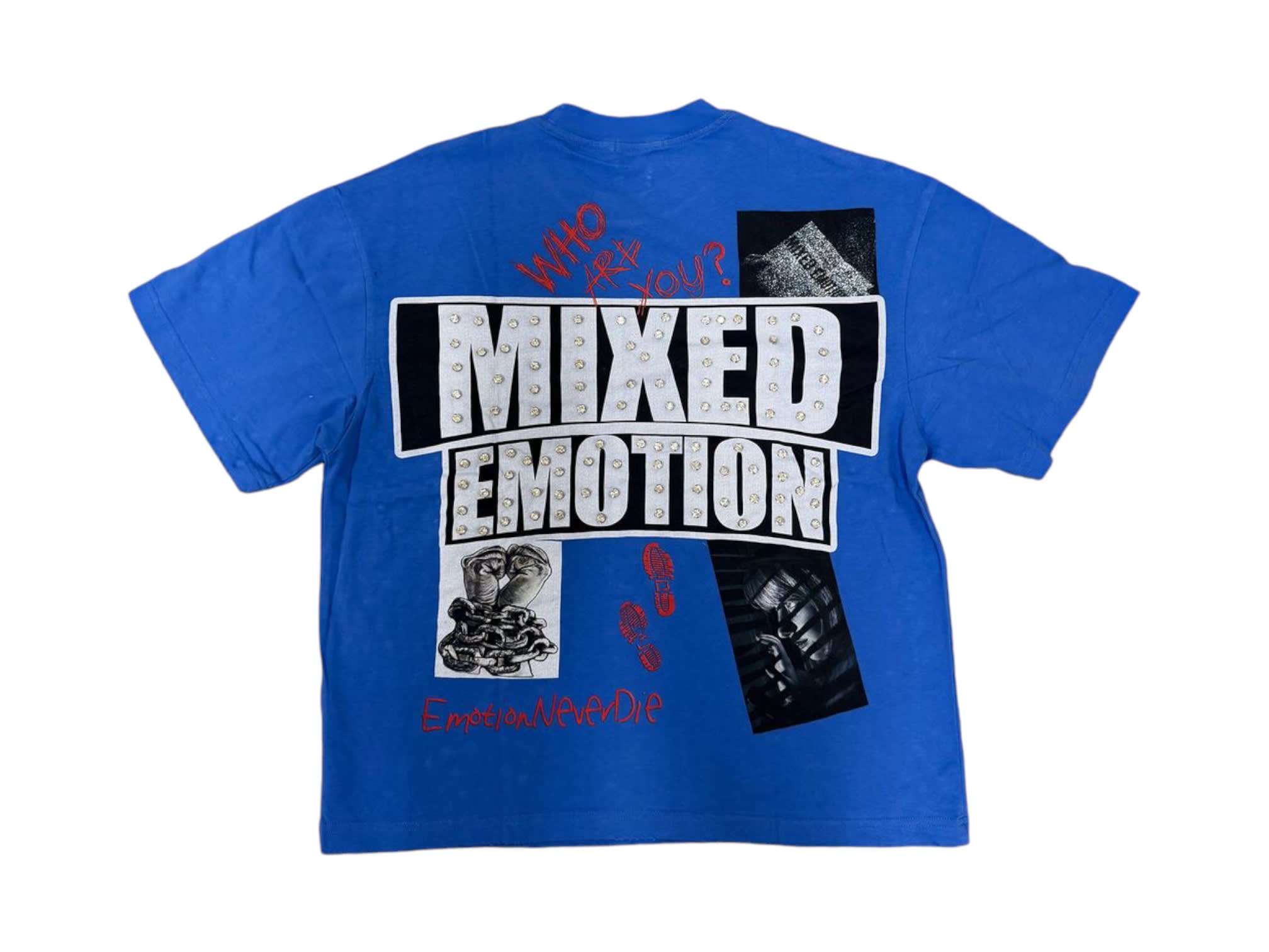 Mixed Emotion Lost Identity T-Shirt Blue