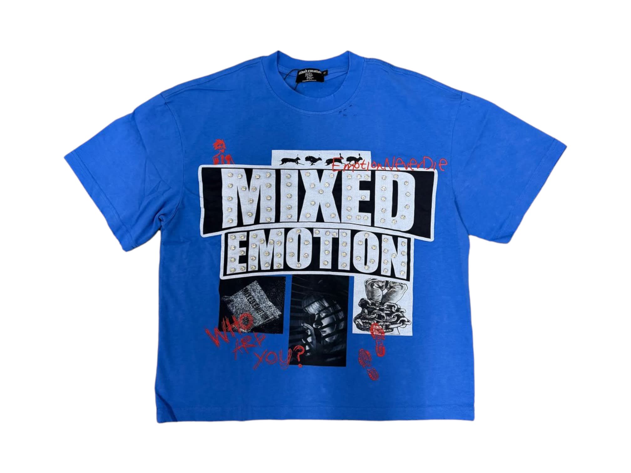 Mixed Emotion Lost Identity T-Shirt Blue