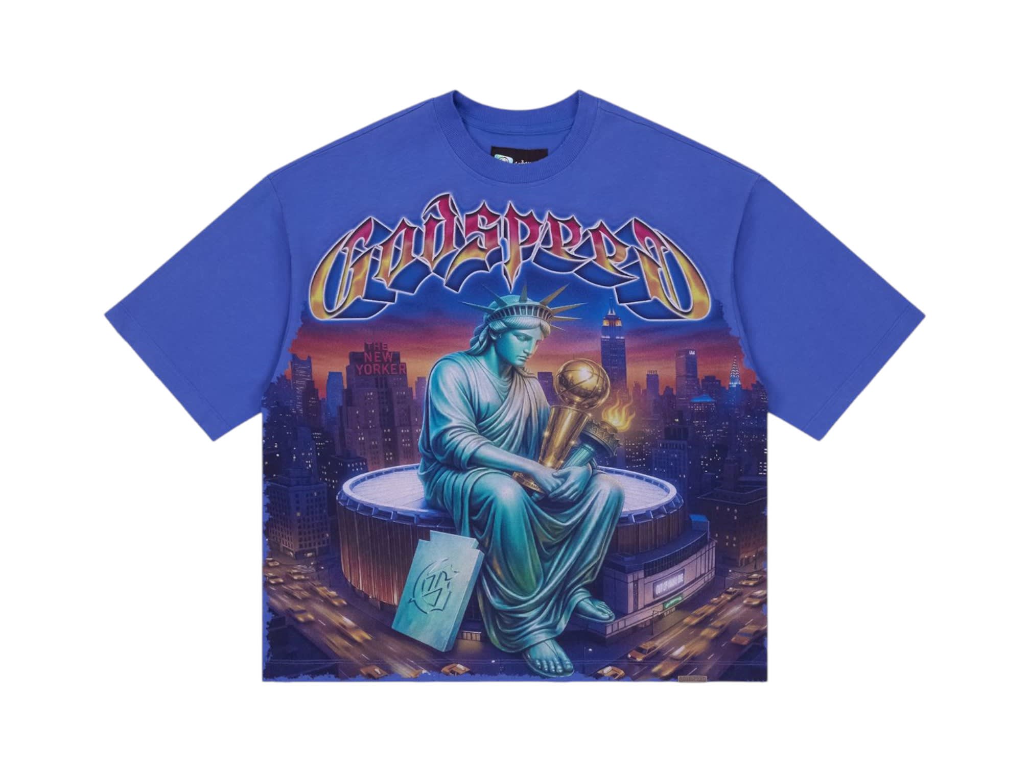Godspeed Finally T-Shirt Blue