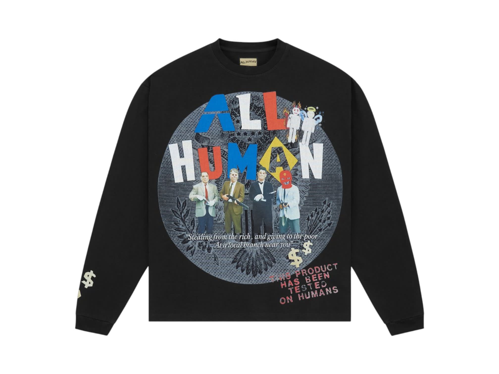 All Human Dead Prez L/S Black