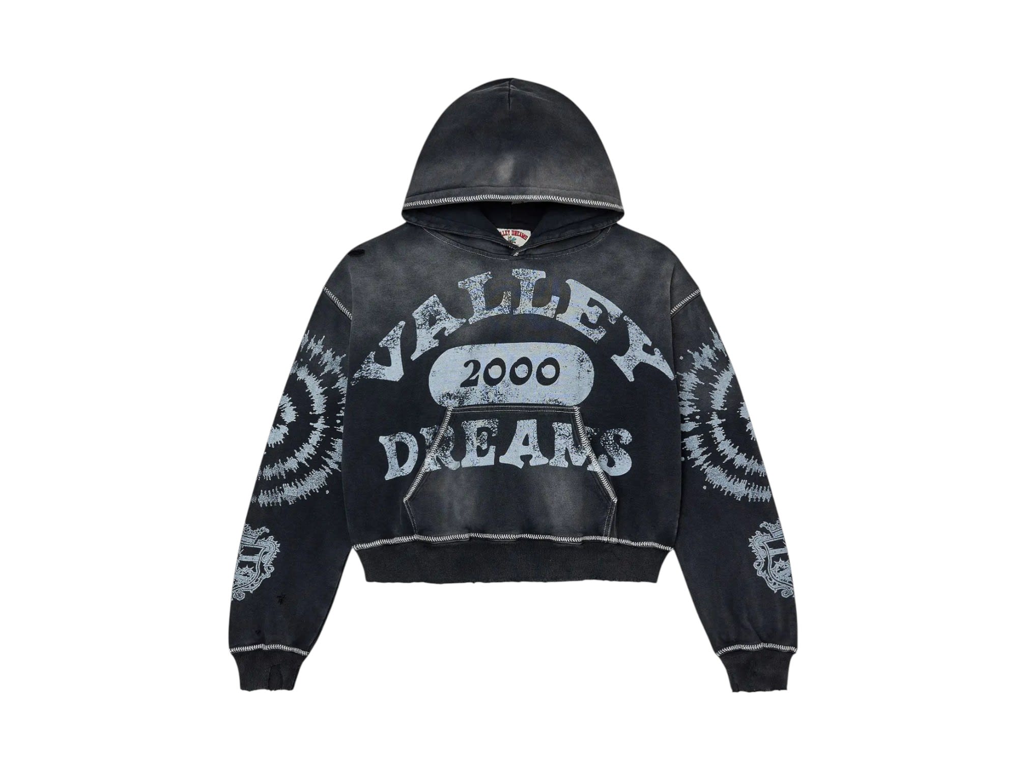 Vale Forever 2000 Spiral Hoodie Black