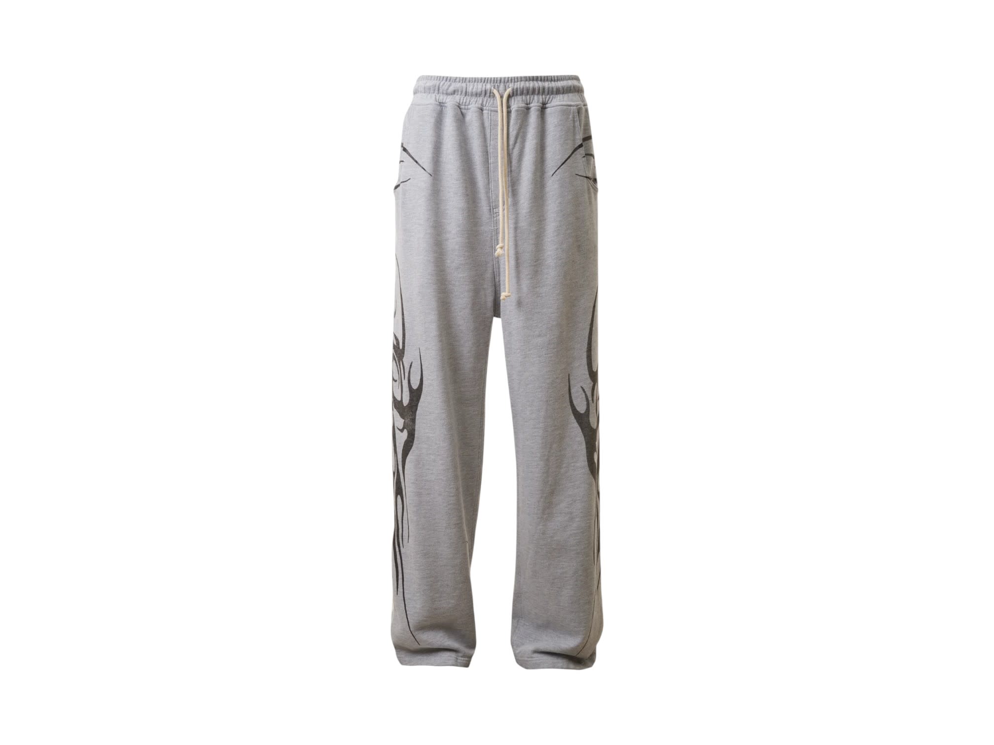Hellstar Tribal Flame Sweatpants Grey