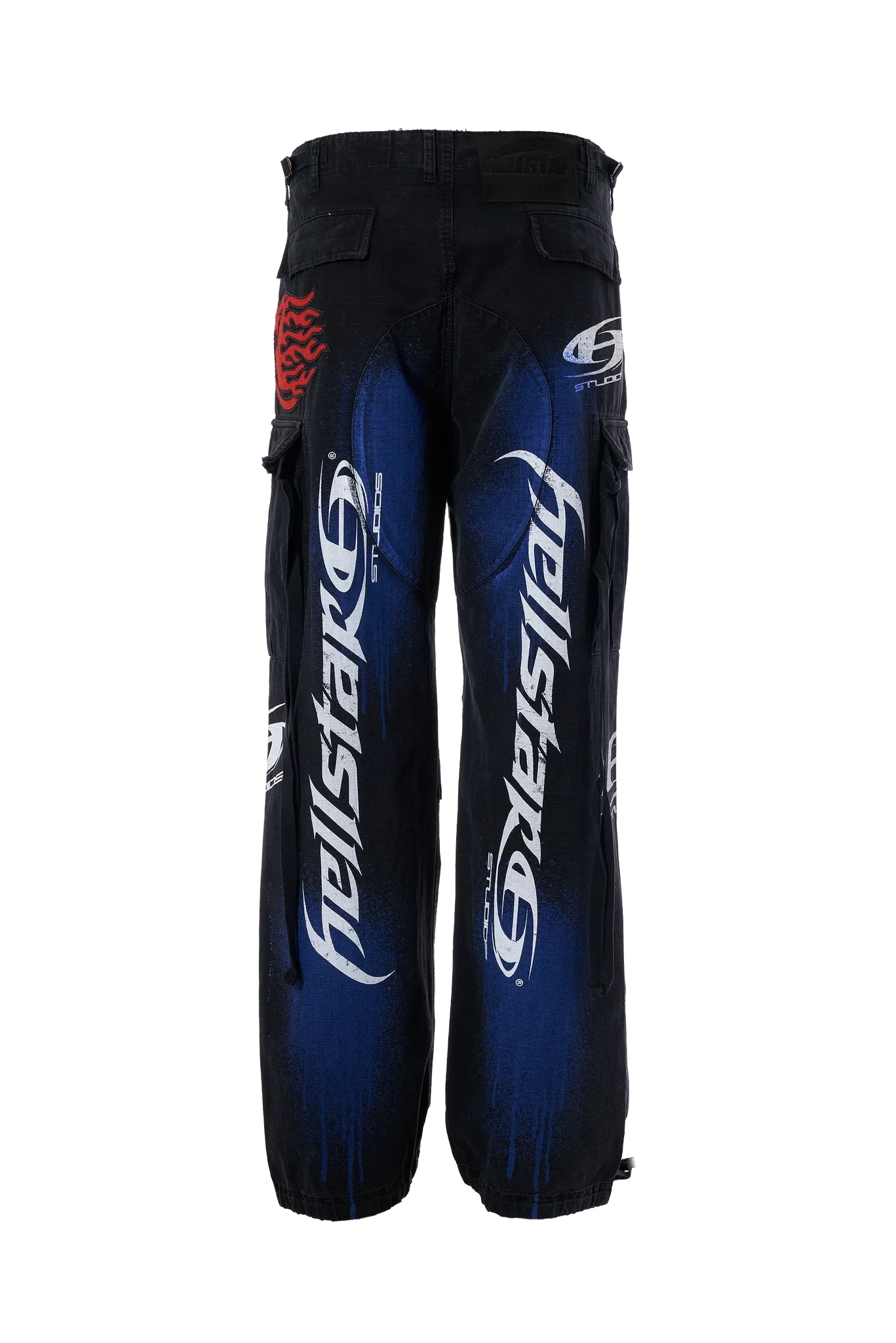 Hellstar Spray Paint Studio Cargos Black