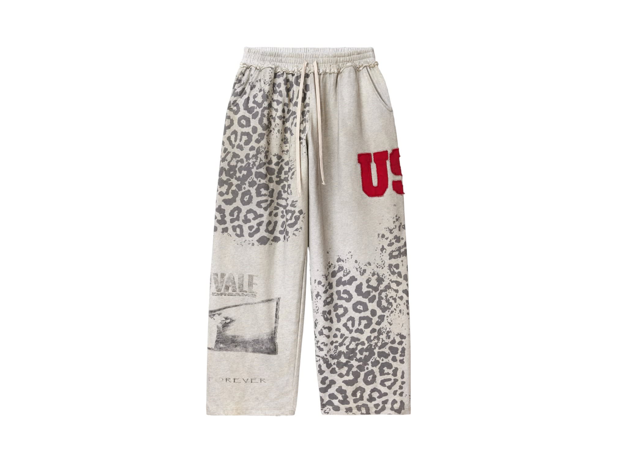 Vale Forever Cheetah Sweatpants Grey