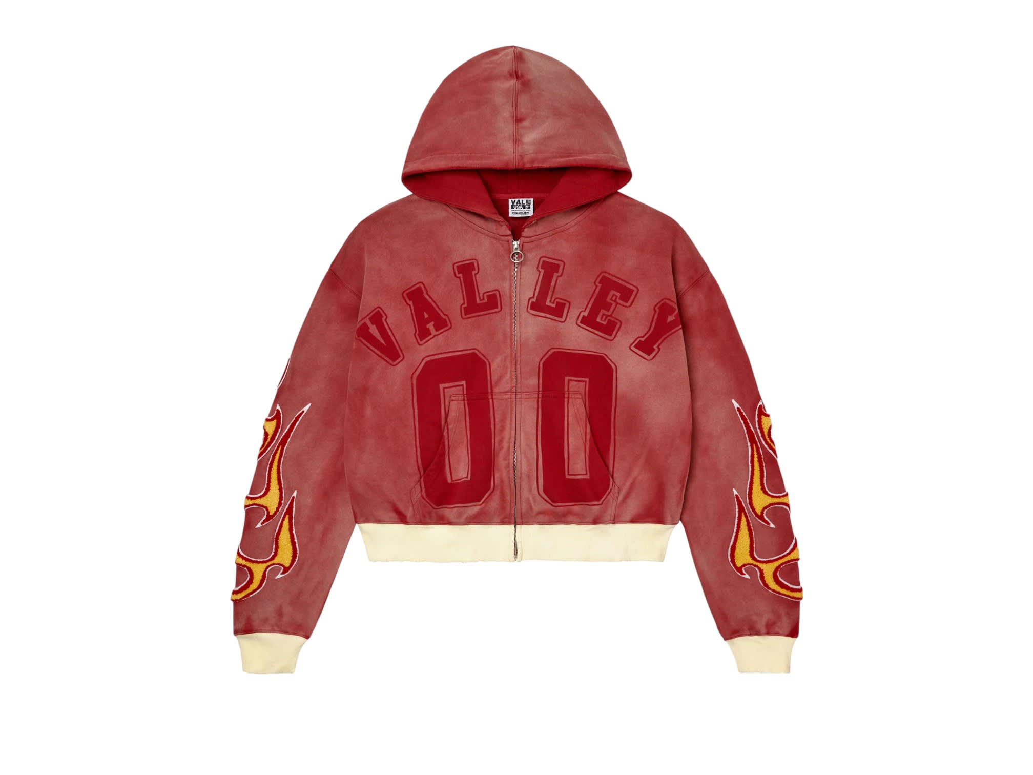 Vale Forever Chimera Zip Up Hoodie Red