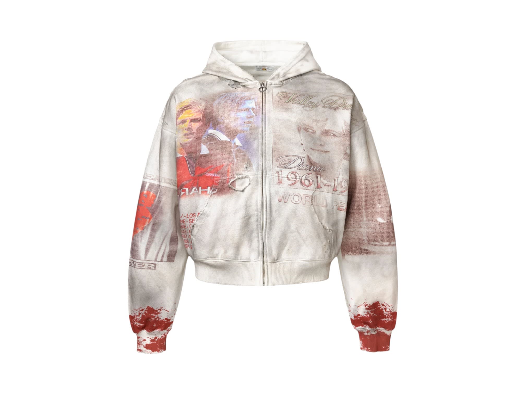 Vale Forever The Great Zip Up Hoodoe White