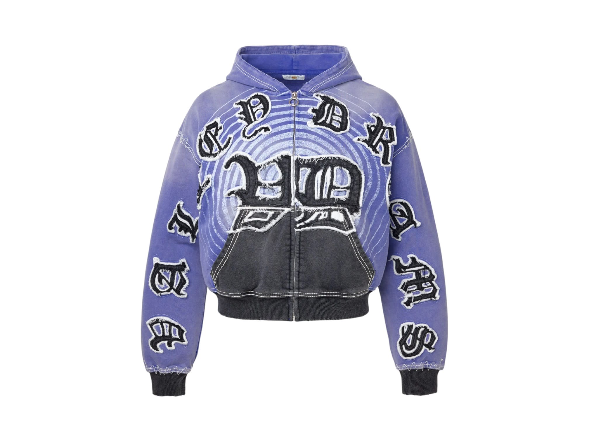 Vale Forever Hypnotiq Zip Up Hoodie Blue