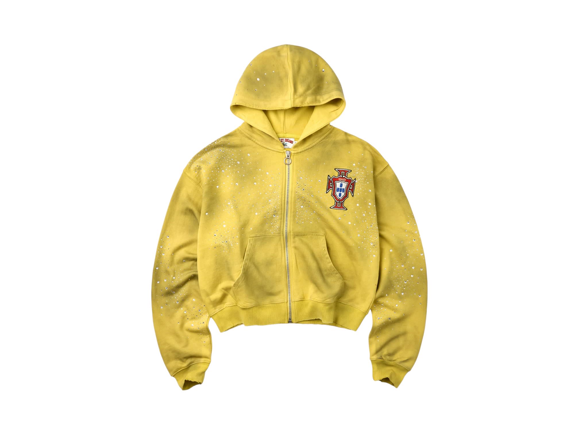 Vale Forever Sun Custered Zip Up Yellow
