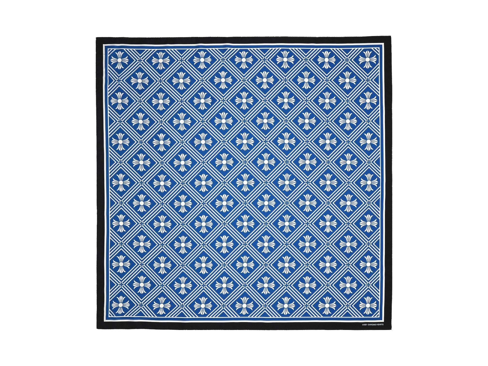 Chrome Hearts Blue Math Plus Scarf