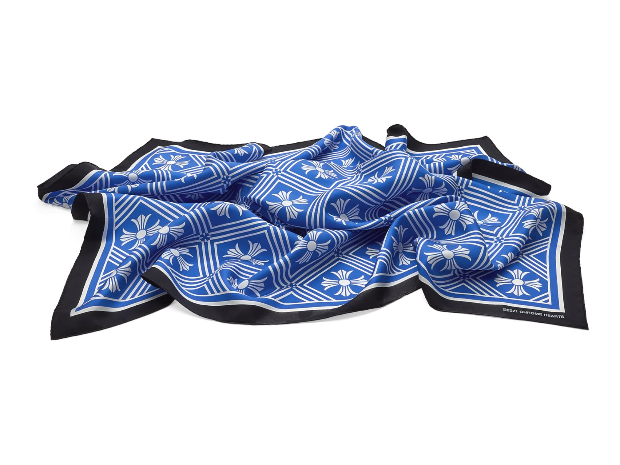 Chrome Hearts Blue Math Plus Scarf