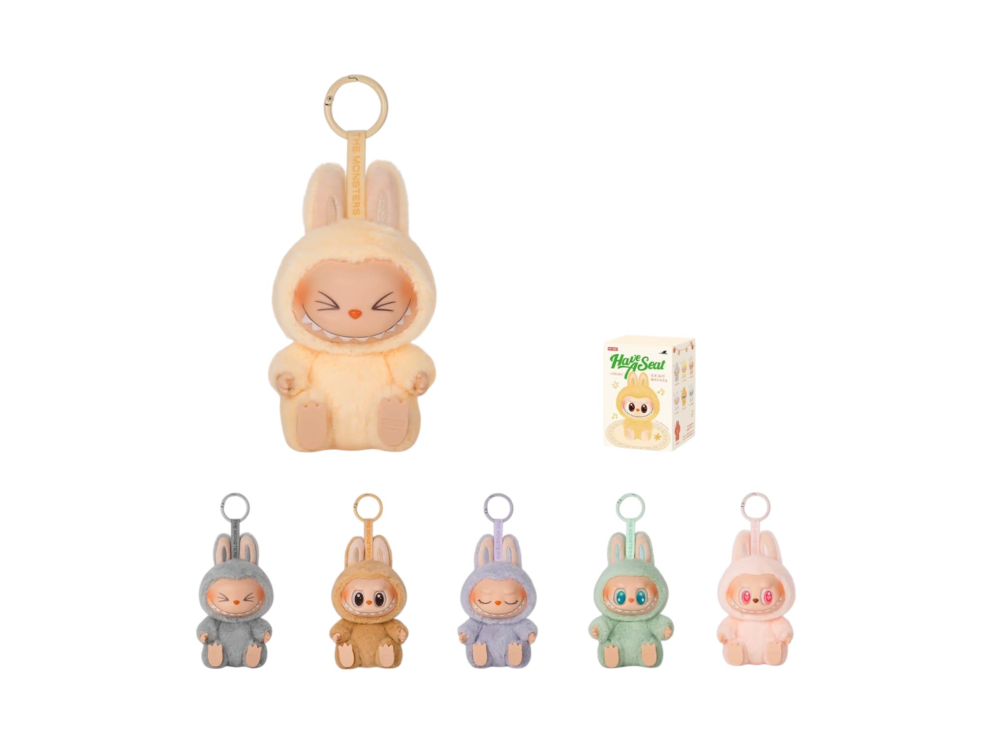 Pop Mart Labubu The Monsters Have a Seat Vinyl Plush Single Blind Box