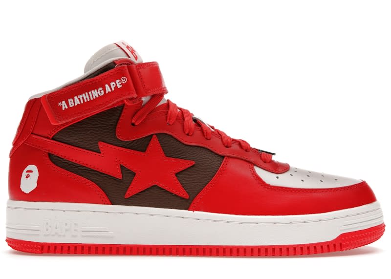 A Bathing Ape Bape Sta Mid Red (2022)