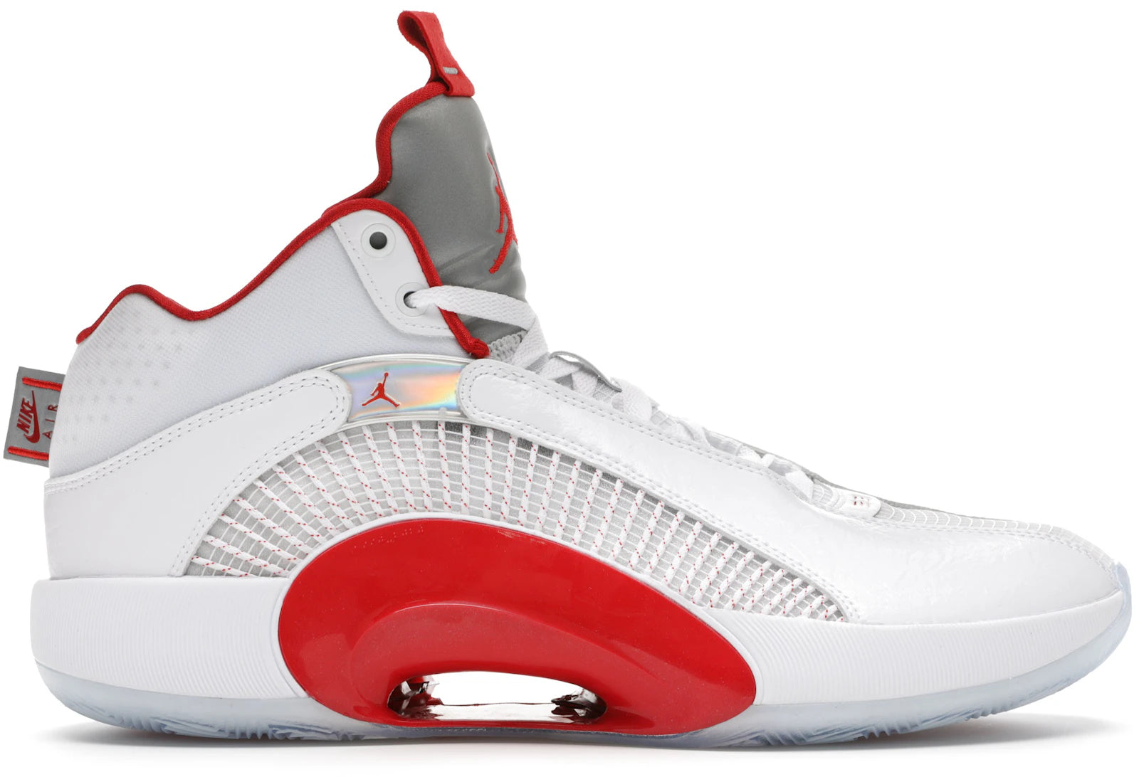 Jordan XXXV Fire Red (Icy Sole)
