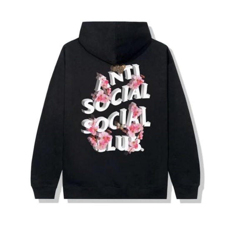 Anti Social Social Club 4k Kkoch Hoodie Black