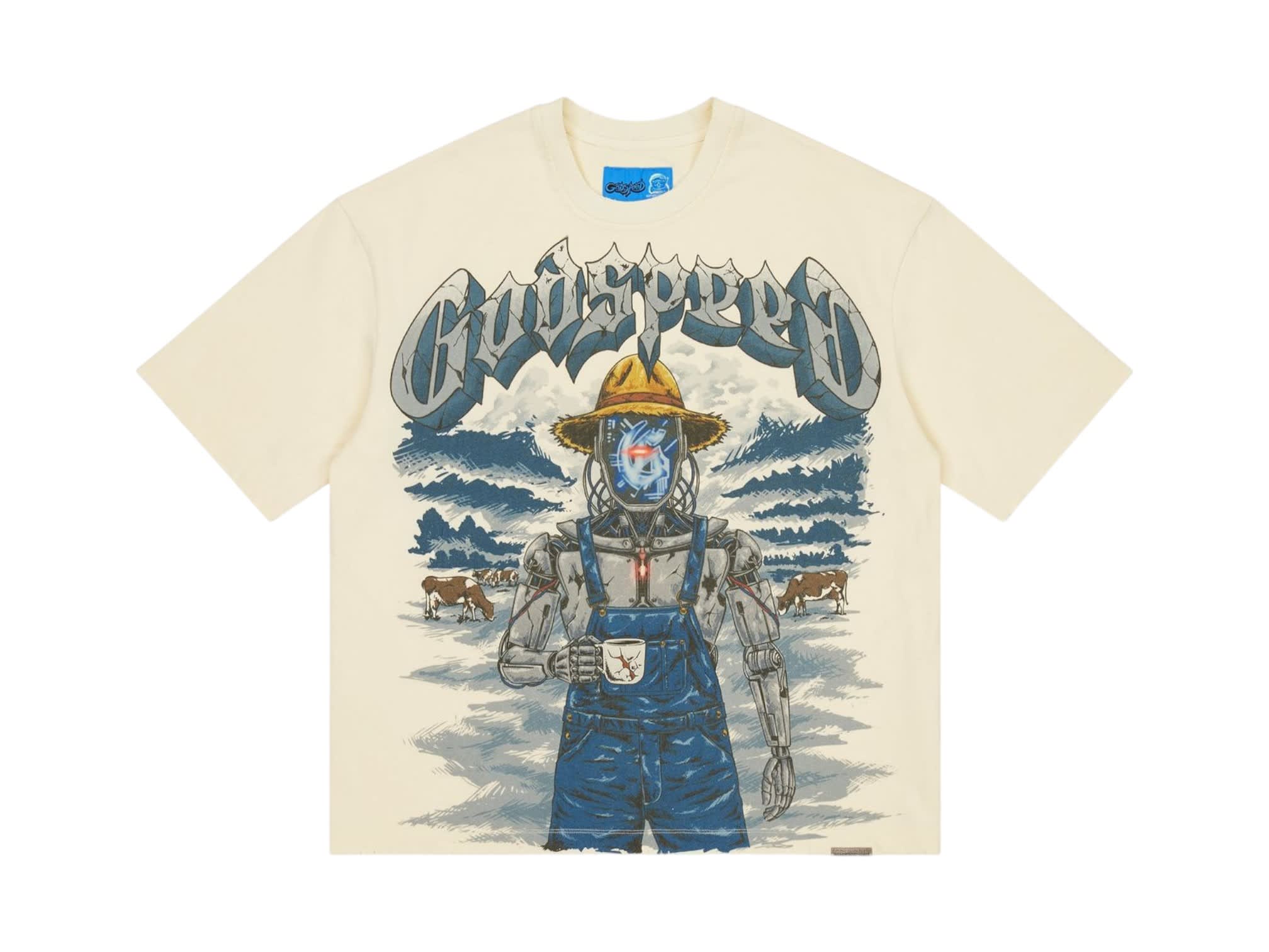 Godspeed Aura Farm II NG T-Shirt Bone