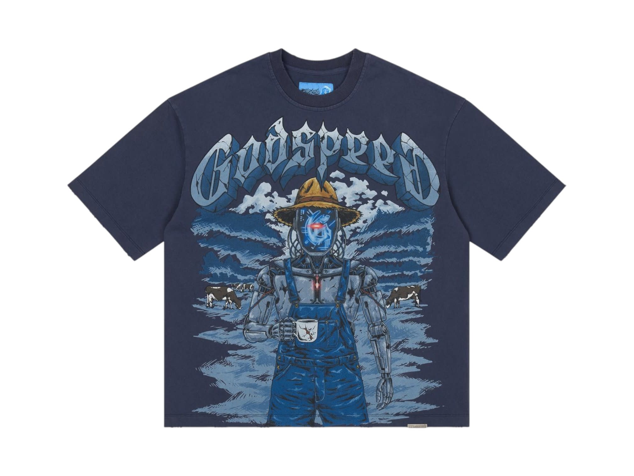 Godspeed Aura Farm II NG T-Shirt Navy