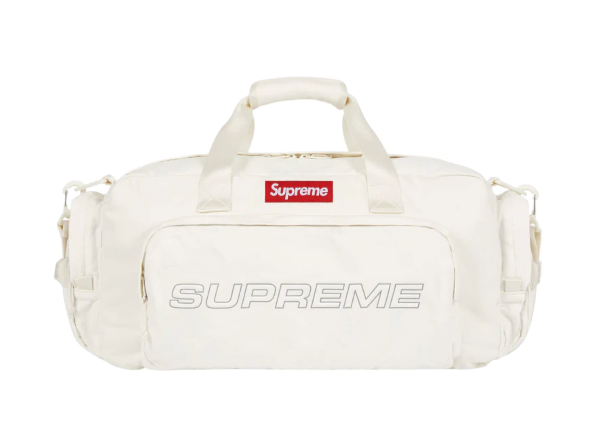 Supreme Denim Duffle Bag Bone