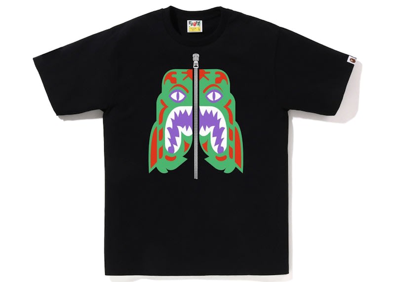 BAPE Colors Tiger T-Shirt Black/Green
