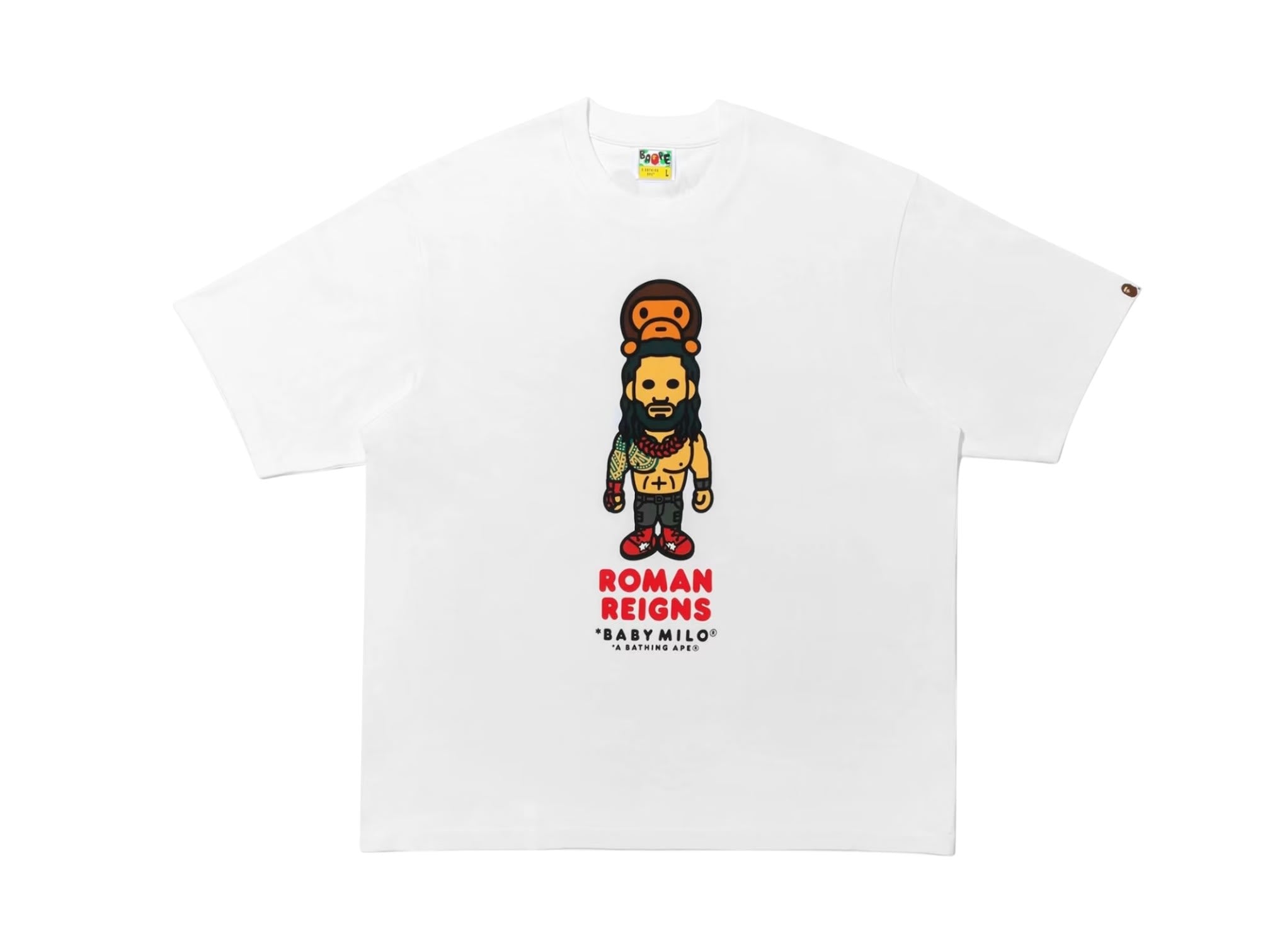 https://res.cloudinary.com/dlqdbsx2k/image/upload/v1786237770/BAPE-x-Fanatics-x-WWE-Roman-Reigns-Baby-Milo-Relaxed-Fit-Tee-White_p0dnah.jpg