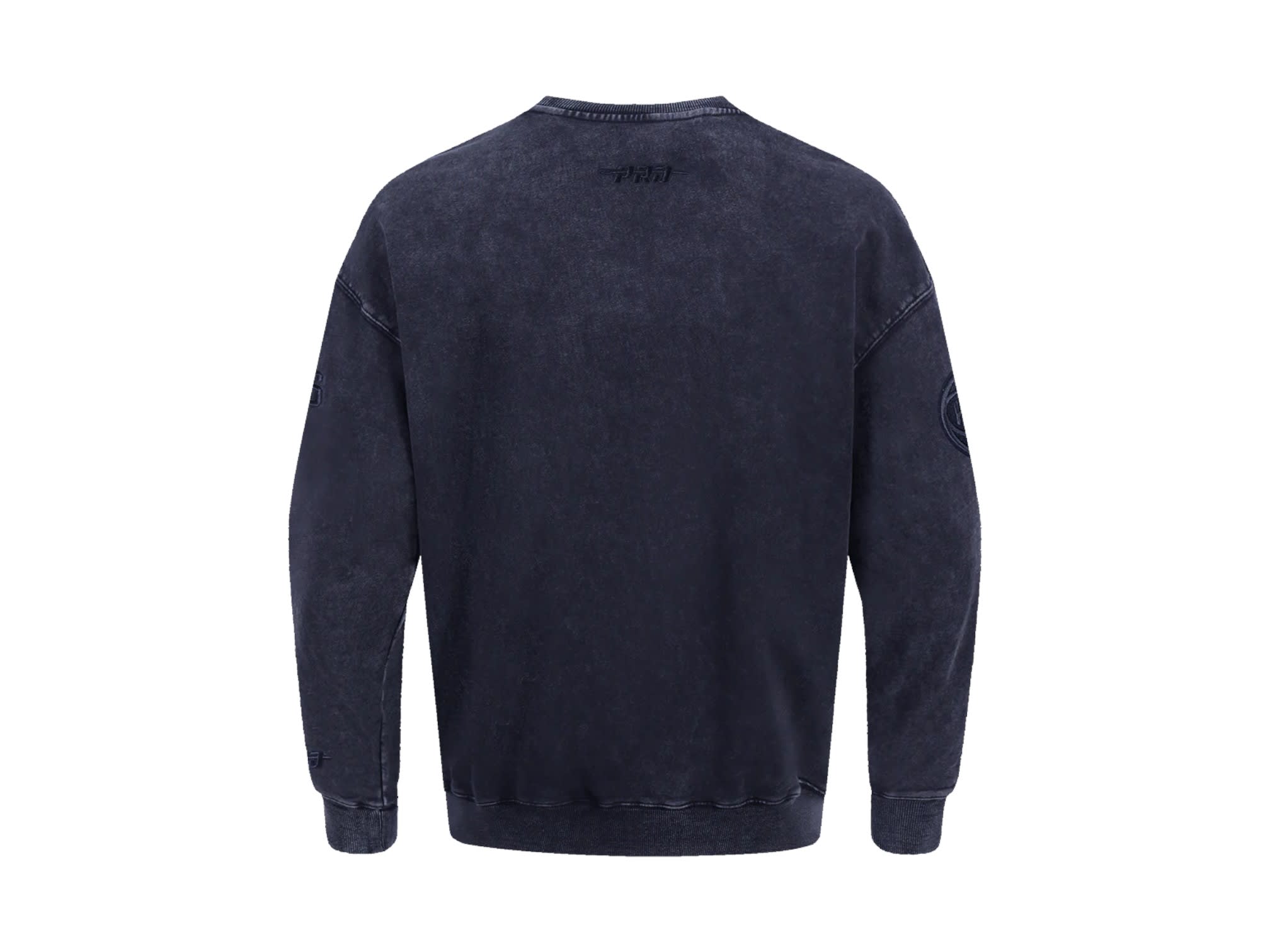 Pro Standard NBA New York Knicks Classic Enzyme Wash Drop Shoulder FT Crewneck Washed Midnight