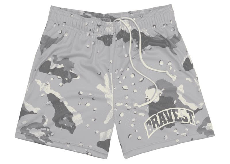 Bravest Studios Camo Shorts Grey